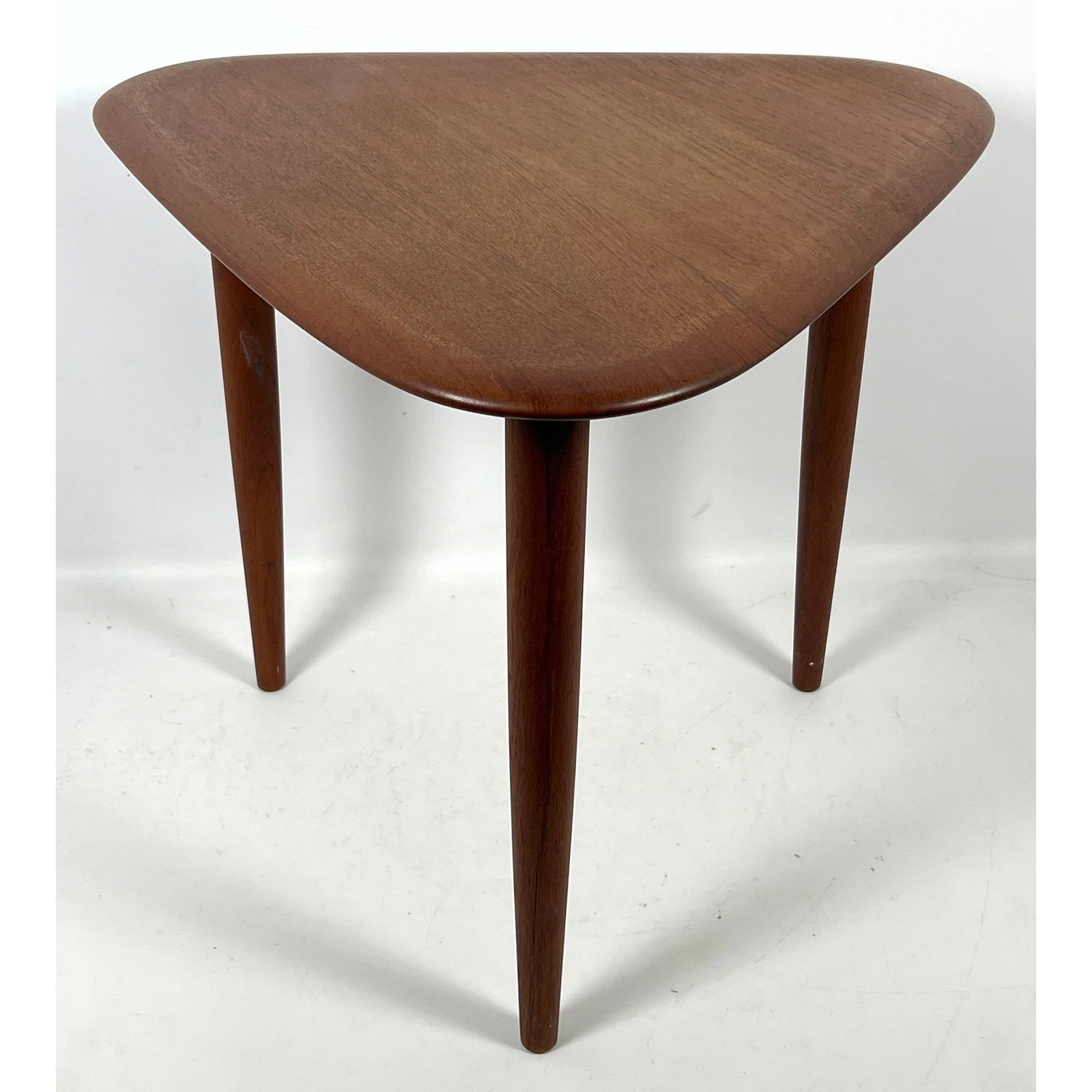 Moreddi Danish Modern Teak Guitar Pick Side Table. (1 of 9)