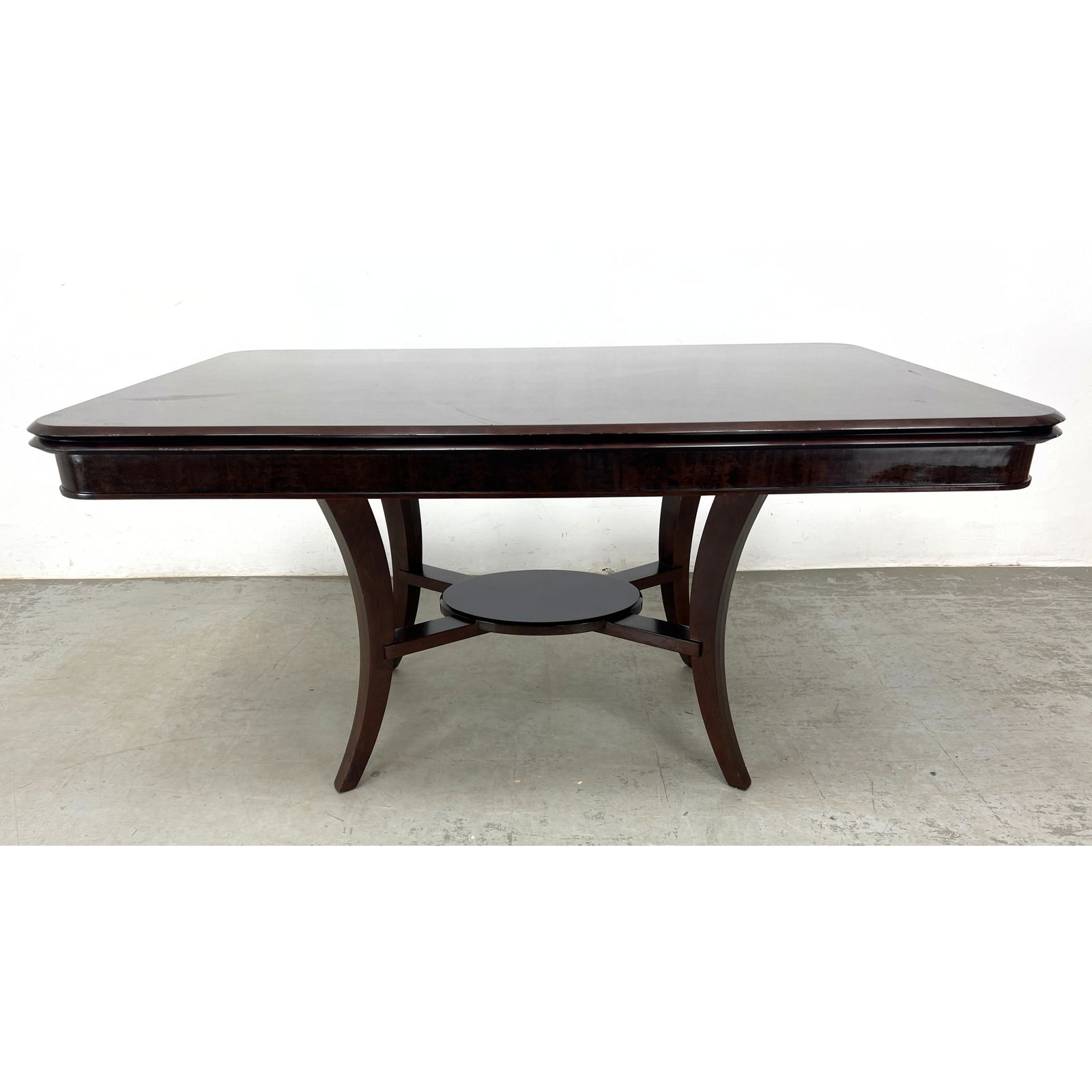 Art Deco Style Mahogany Dining Table. (1 of 10)
