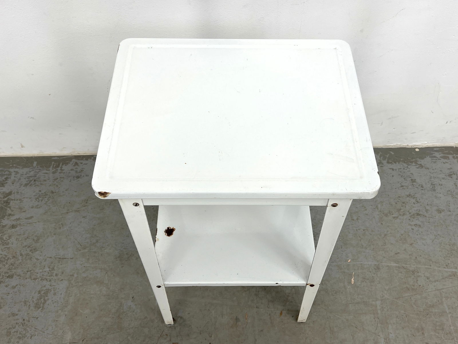 2pcs Industrial Design. Work table and drafting stool. - 3