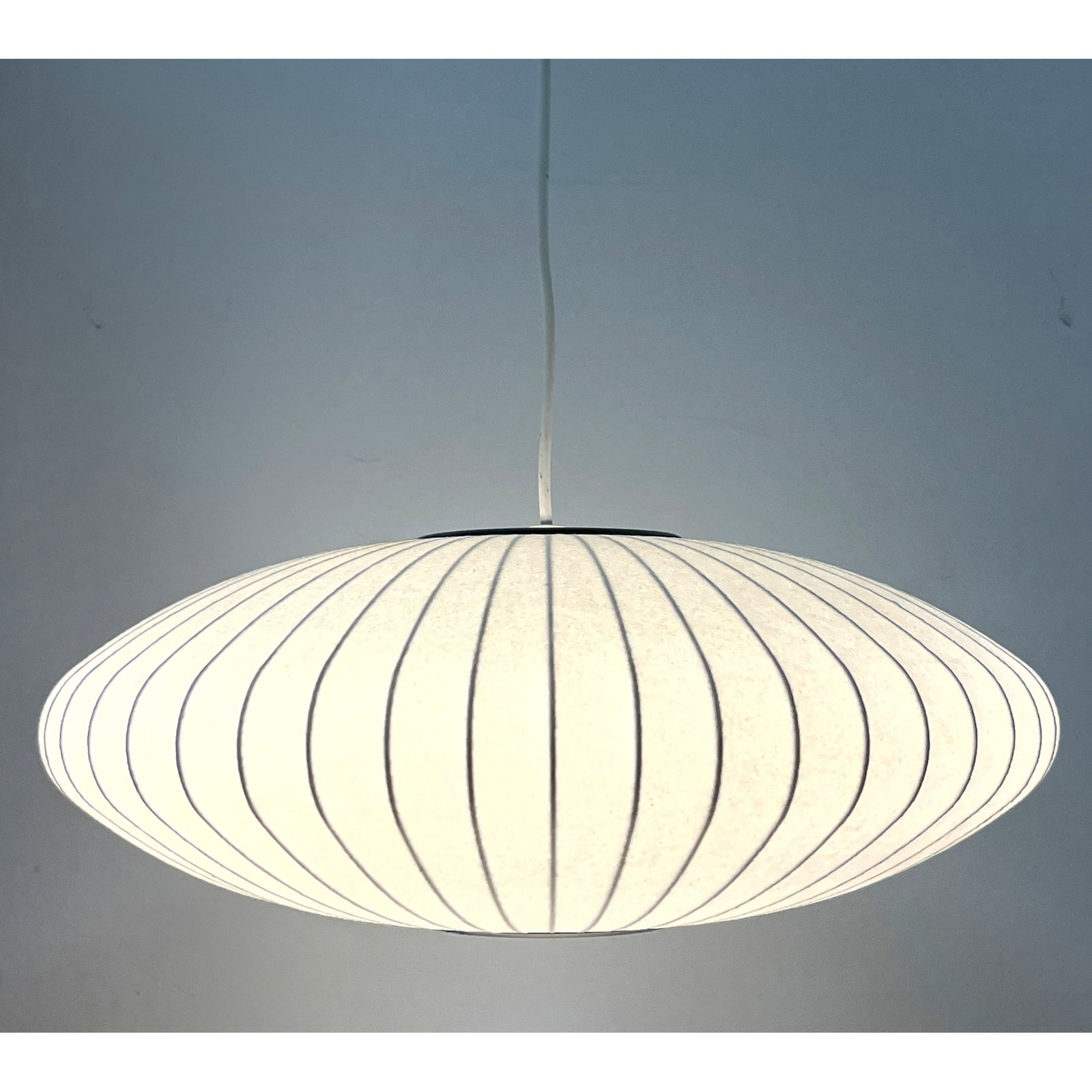 George Nelson Herman Miller Bubble Saucer Lamp, Labels. Mid Century Design (1 of 11)