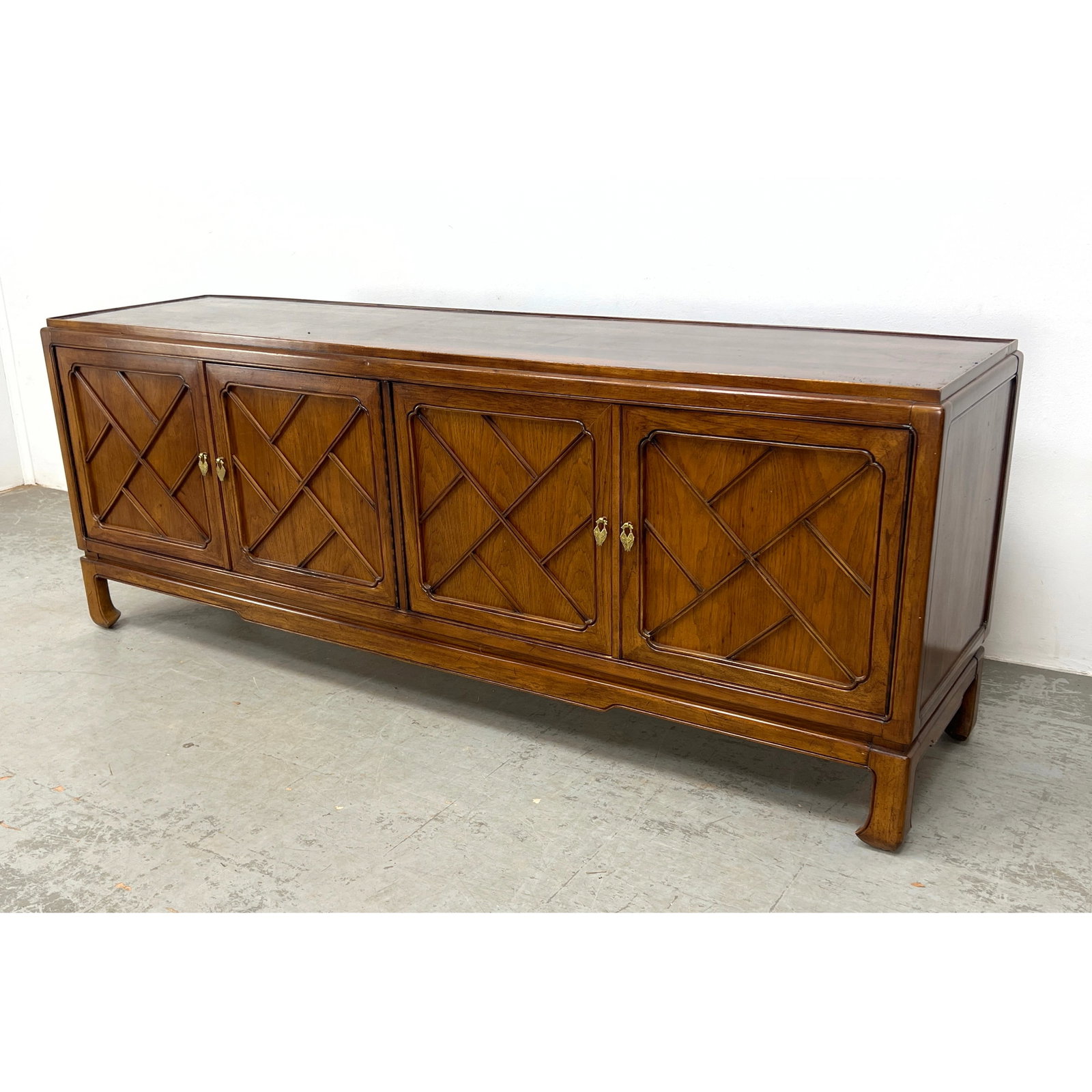 Mid Century Modern Tomlinson Furniture Credenza Sideboard Cabinet. Rosewood top and walnut cabinet. (1 of 12)