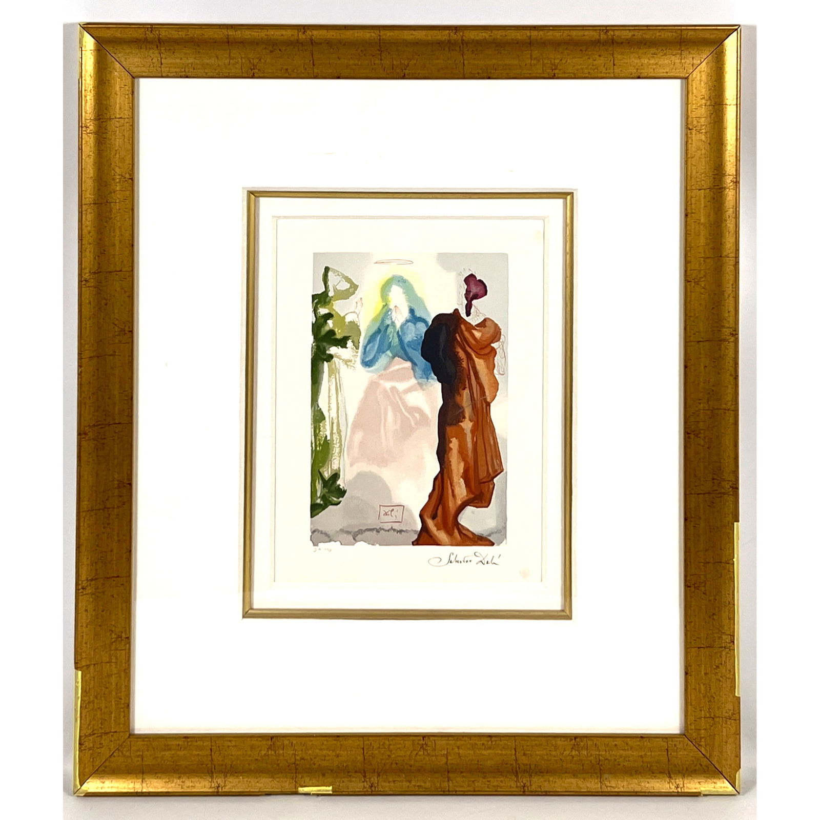 Salvador Dali Limited edition Print. Numbered g.a. Vii/X. Printed signature. (1 of 11)