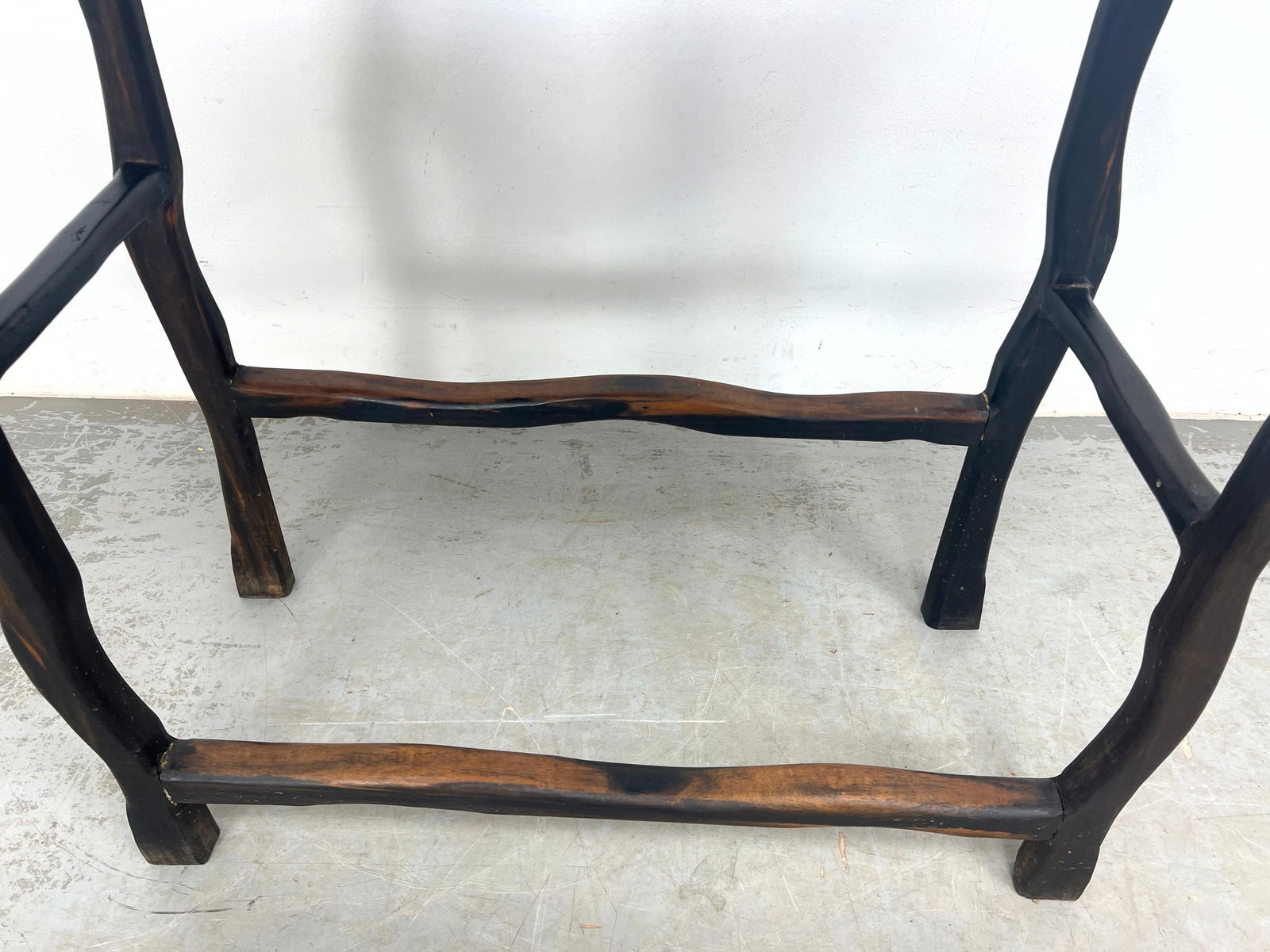 Custom Studio Made Biomorphic Top Occasional Table. Undulating legs. - 6