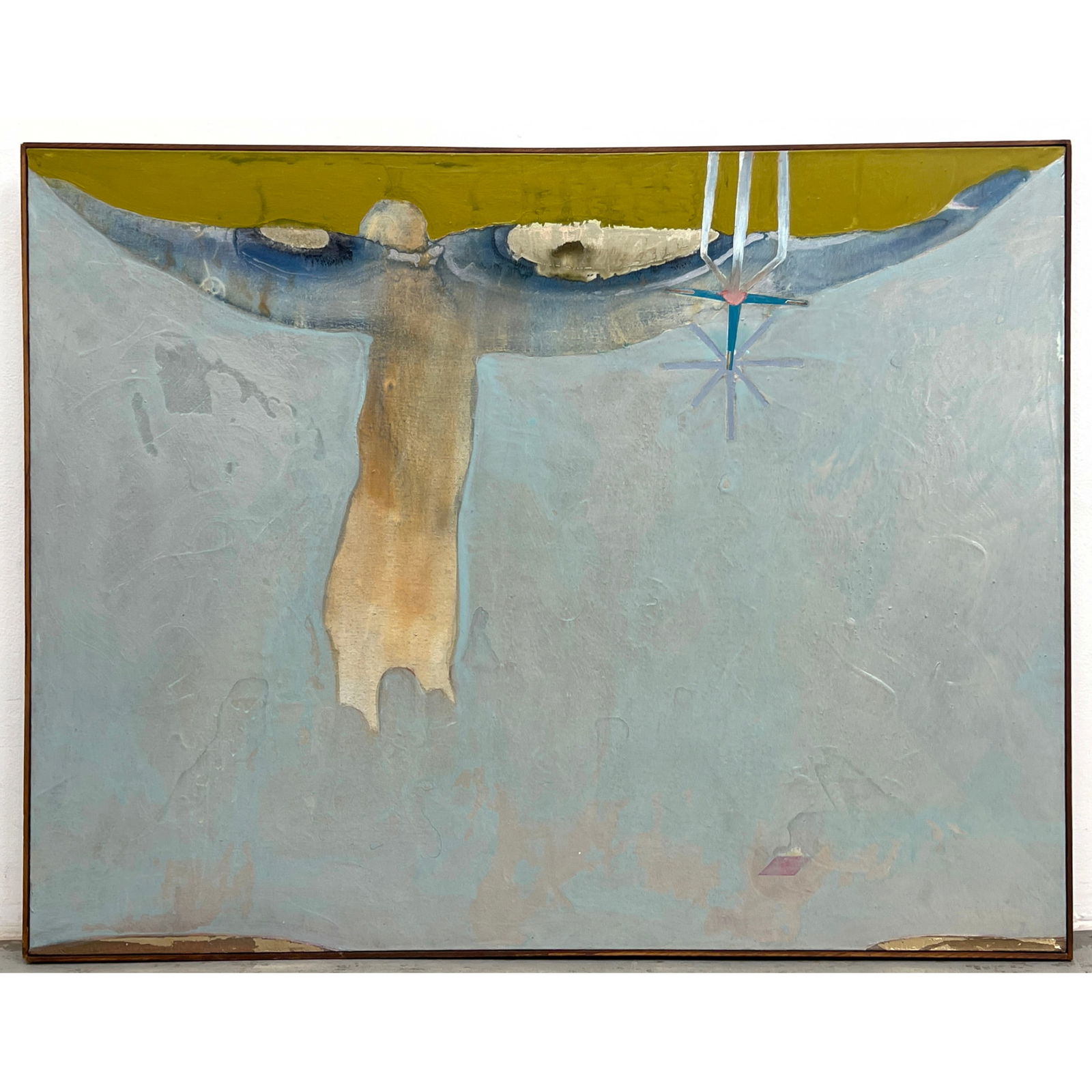 Vaughan Stubbs 1979 Painting on Canvas. Inscribed on back. (1 of 10)