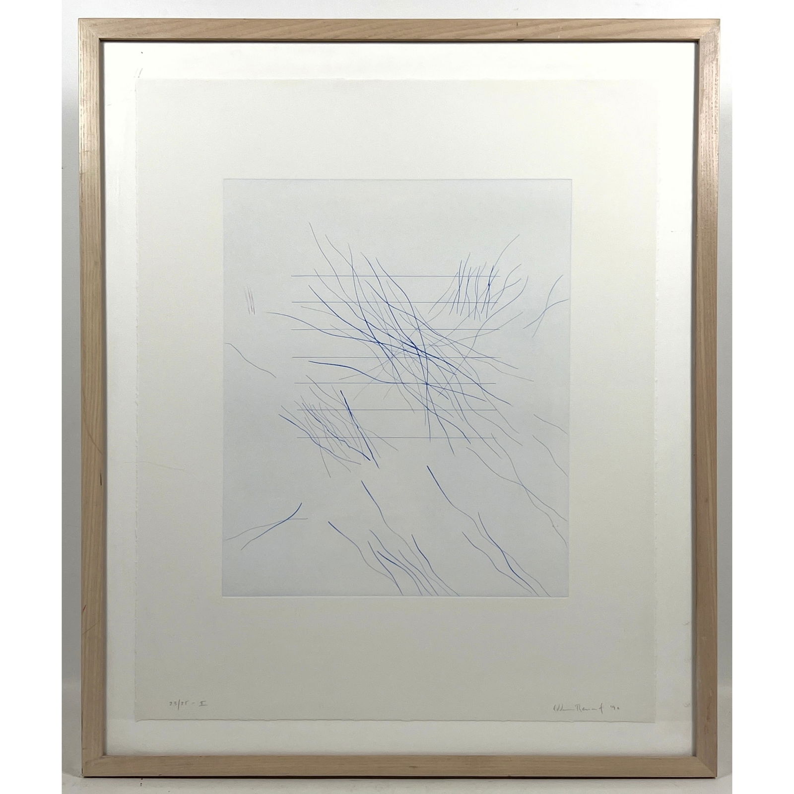 Aquatint Print by Edda Renouf, dated 1990, Signed and Numbered 23/25 II (1 of 12)