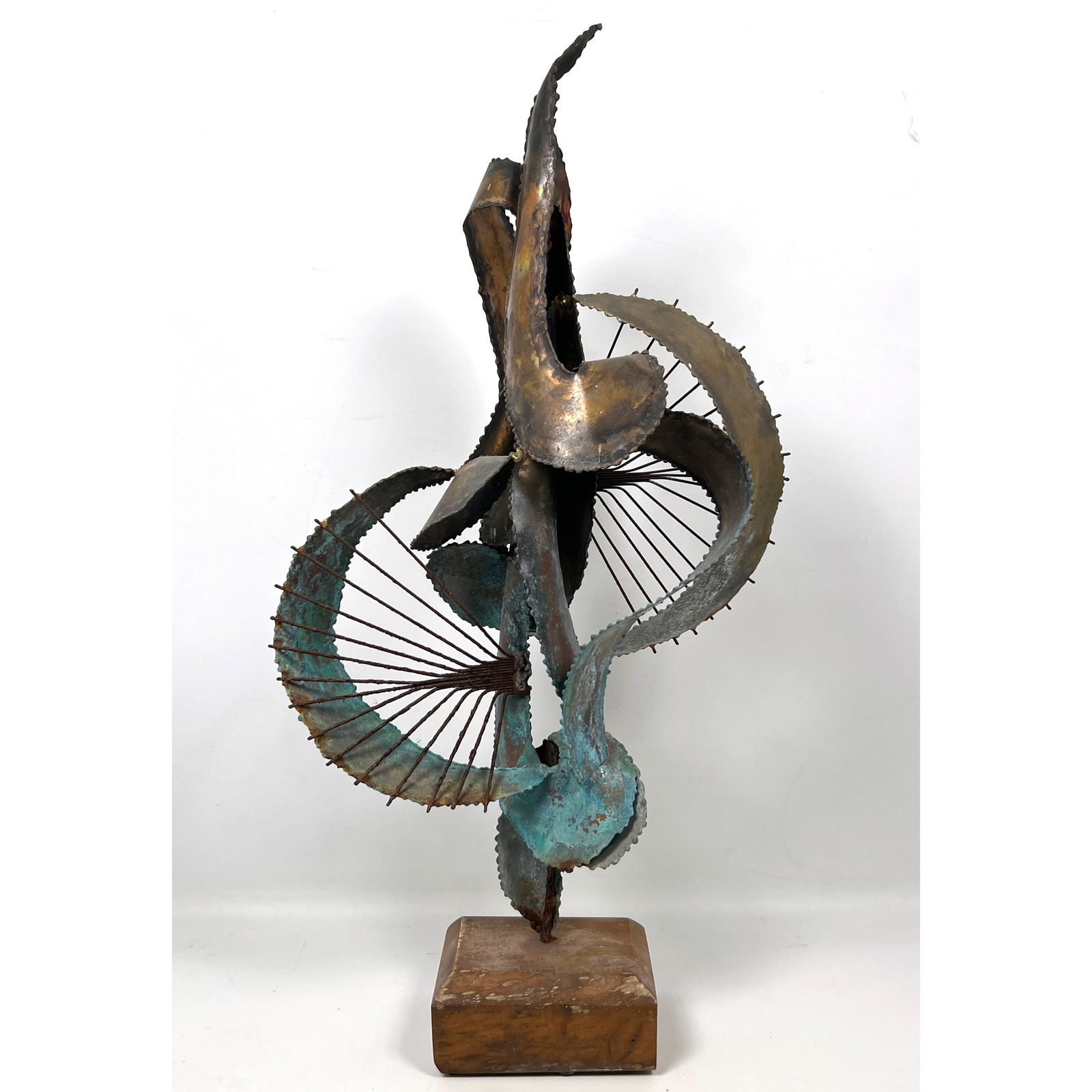 Harry Balmer Attributed Cut and welded Metal Sculpture. Unmarked. (1 of 10)