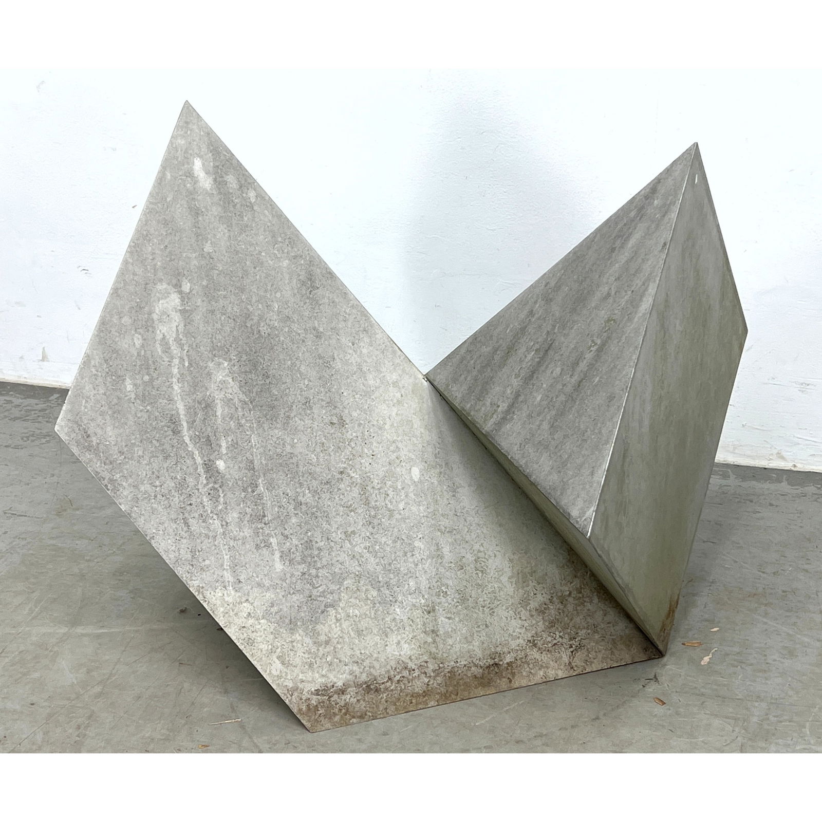 Robinson Fredenthal Abstract Modern Angular Shapes Garden Sculpture. (1 of 10)