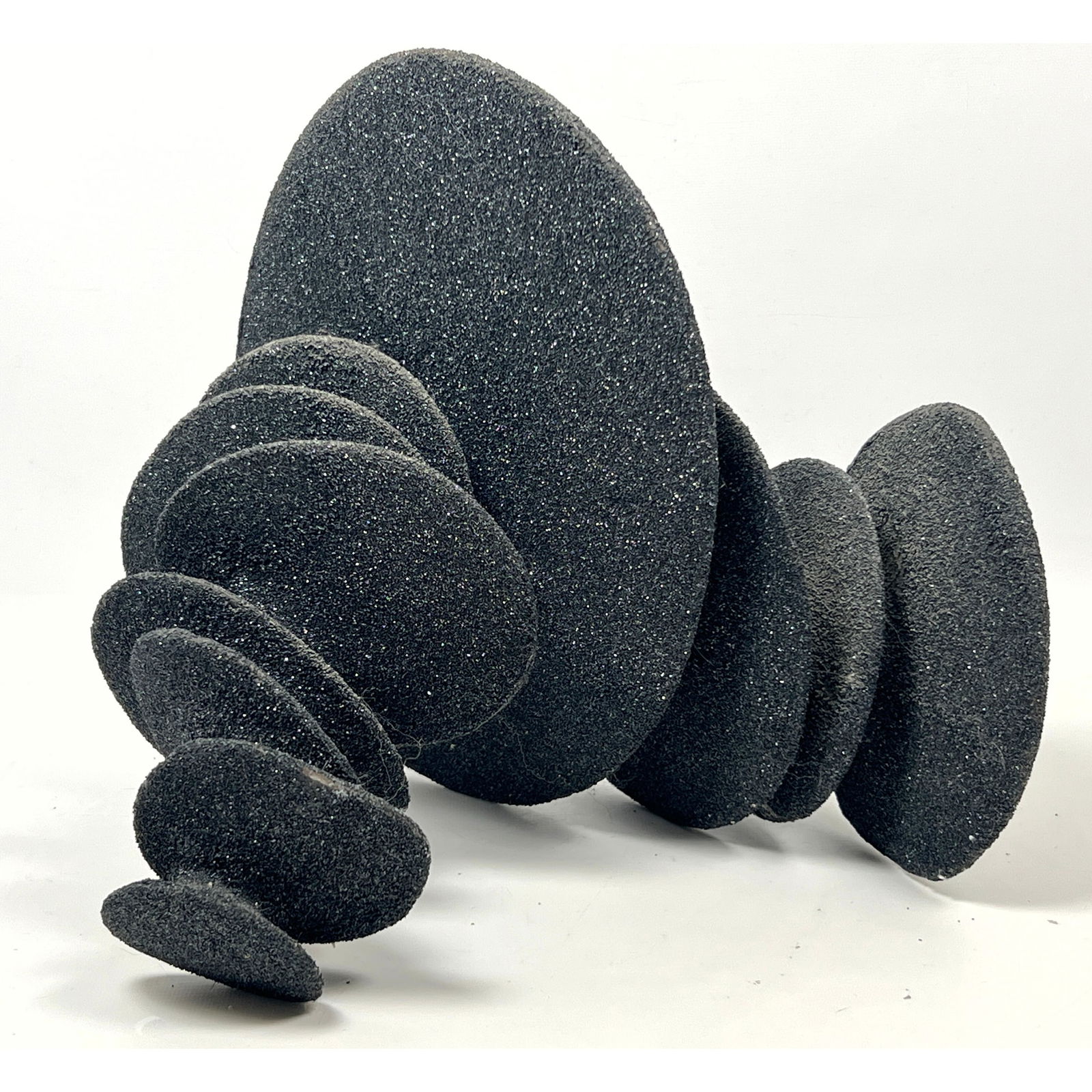 John Costanza Studio Stoneware Pottery Sculpture. Textured finish. Purchases 95. (1 of 12)