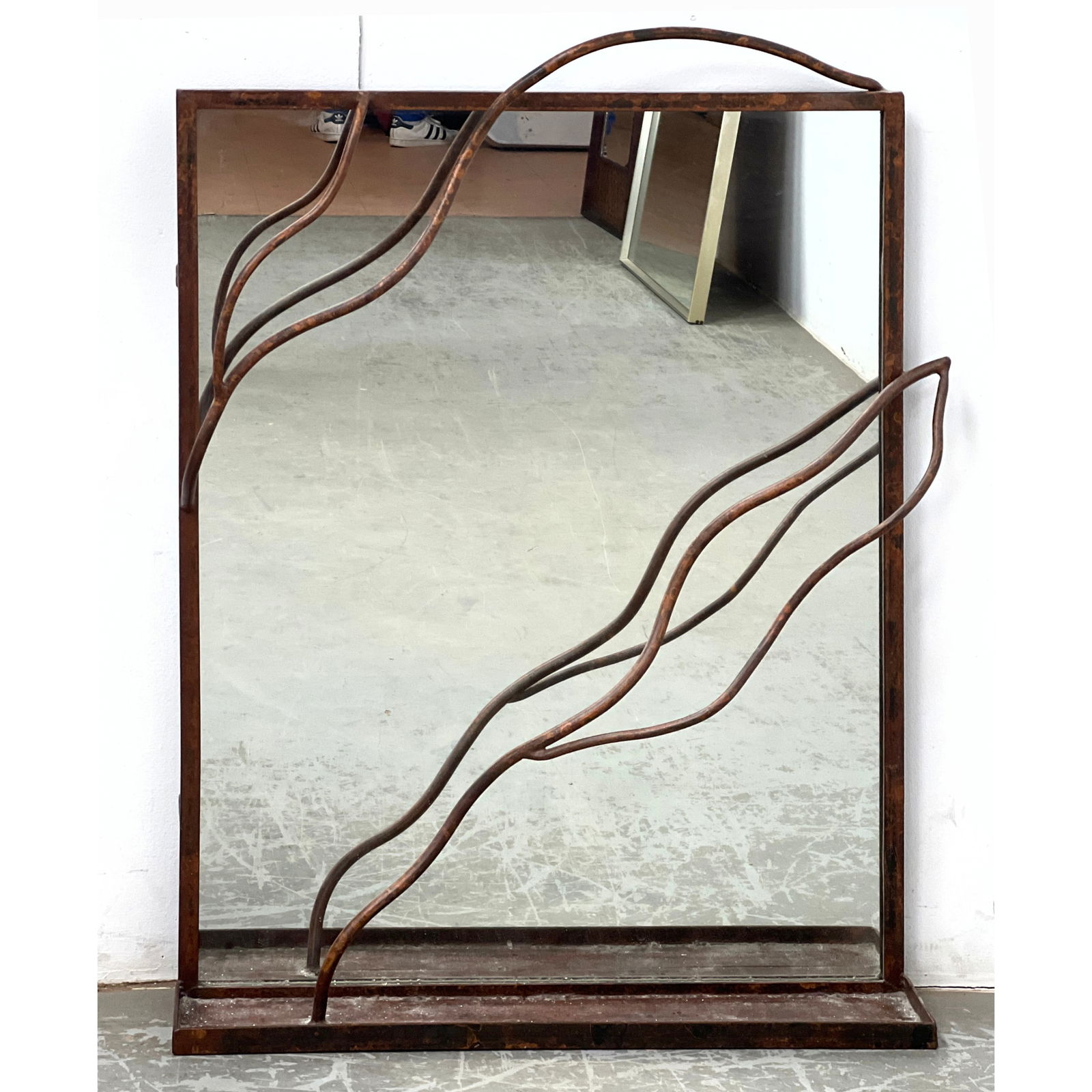 Studio Art Wall Mirror Shelf. Branch design. (1 of 8)