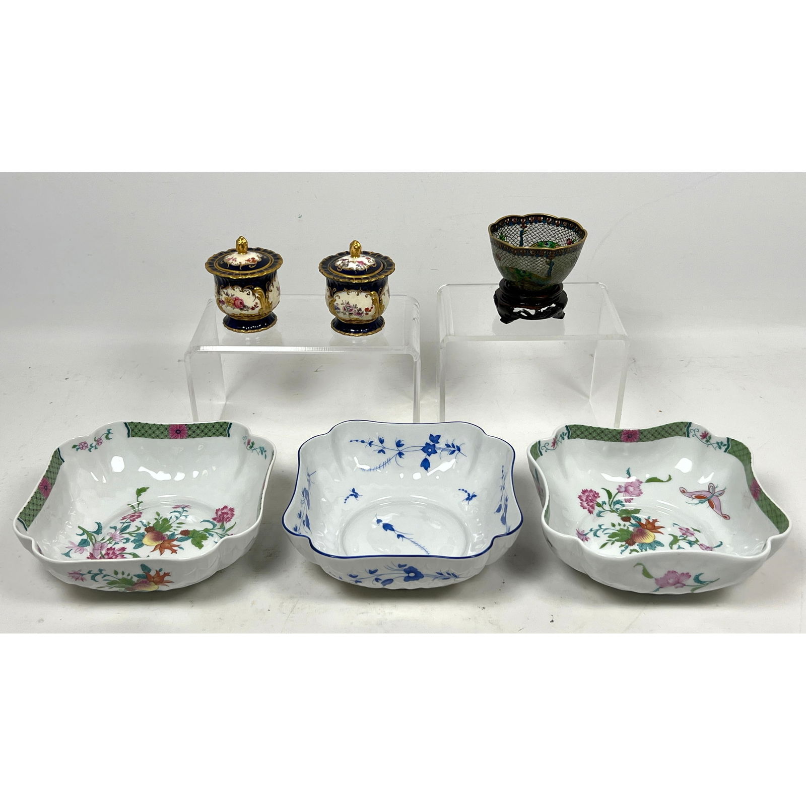 6pcs Porcelain. Bernardaud Limoges, lidded porcelain jars, etc. (1 of 19)