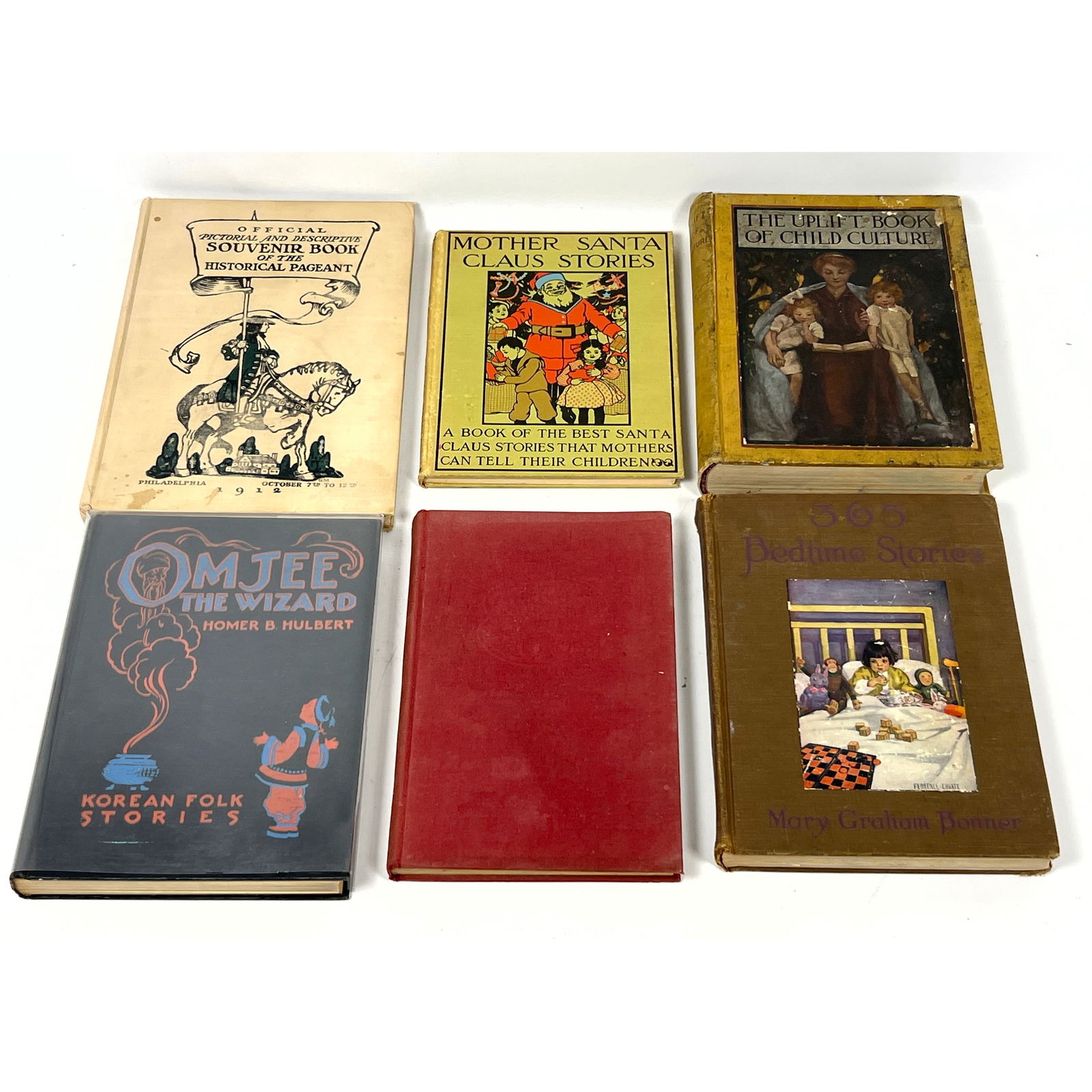 6pcs Illustrated Books. "Official Pictorial and Descriptive Souvenir Book of the Historical Pageant, (1 of 18)
