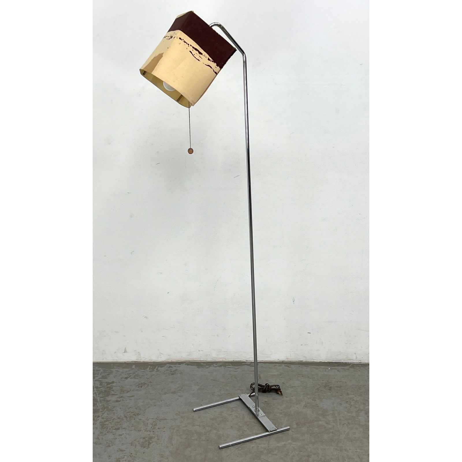 70s Vintage Mid Century George Nelson Attributed Box Kite Floor Lamp (1 of 8)