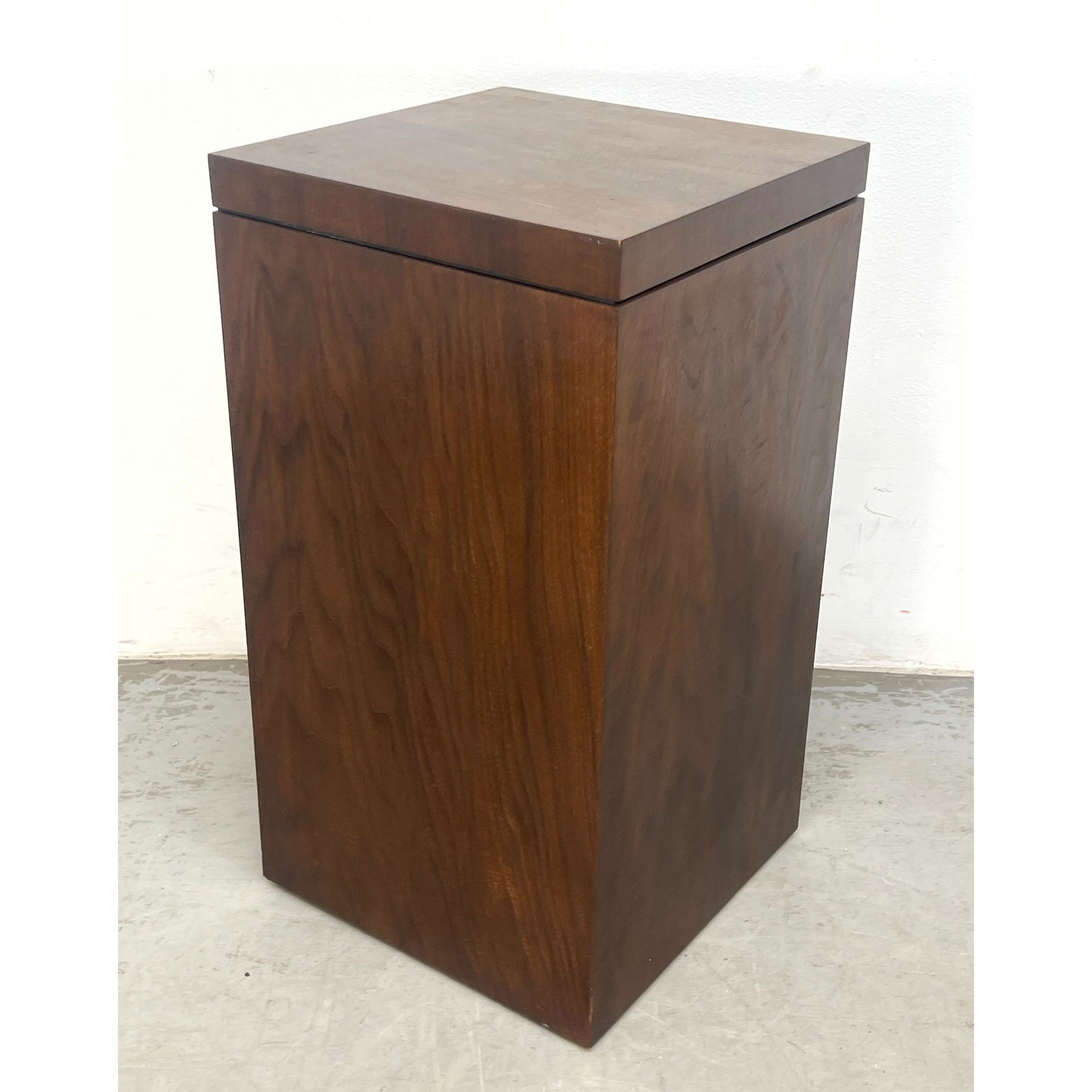 Vintage Square Column Pedestal Stand. Side Table.: Vintage Square Column Pedestal Stand. Side Table. Dimensions: Height: 26 inches, Width: 14 inches, Depth: 14 inches. ---