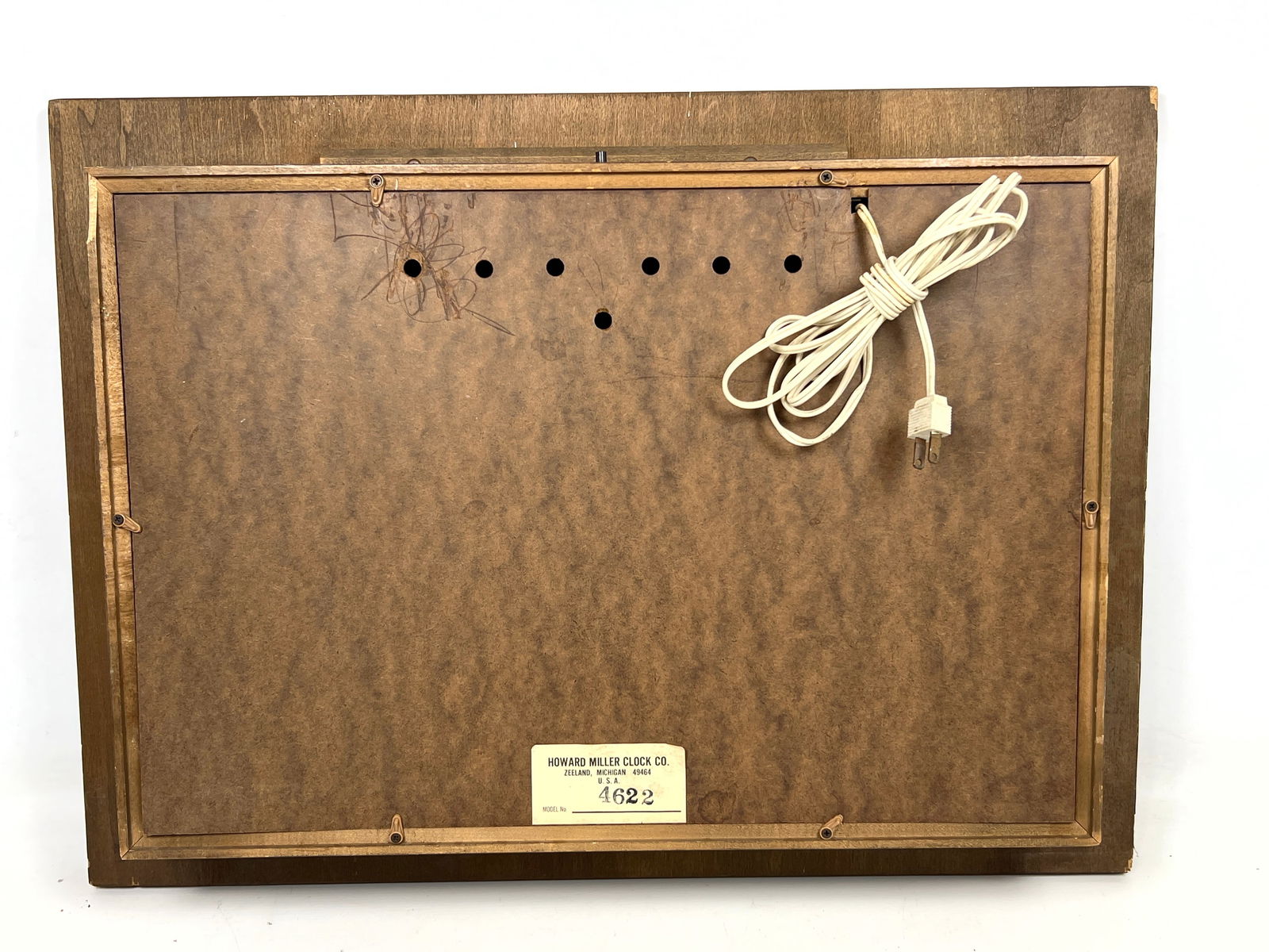 Framed HOWARD MILLER World Clock. - 9