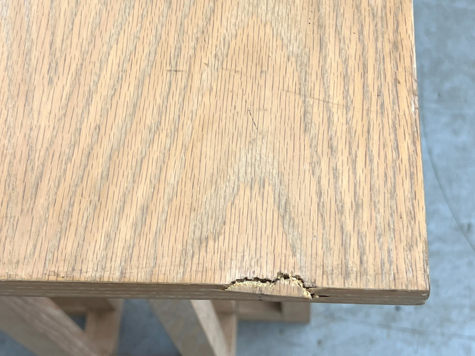 Long Sofa Console Table inspired Frank Lloyd Wright inspired base construction. - 6