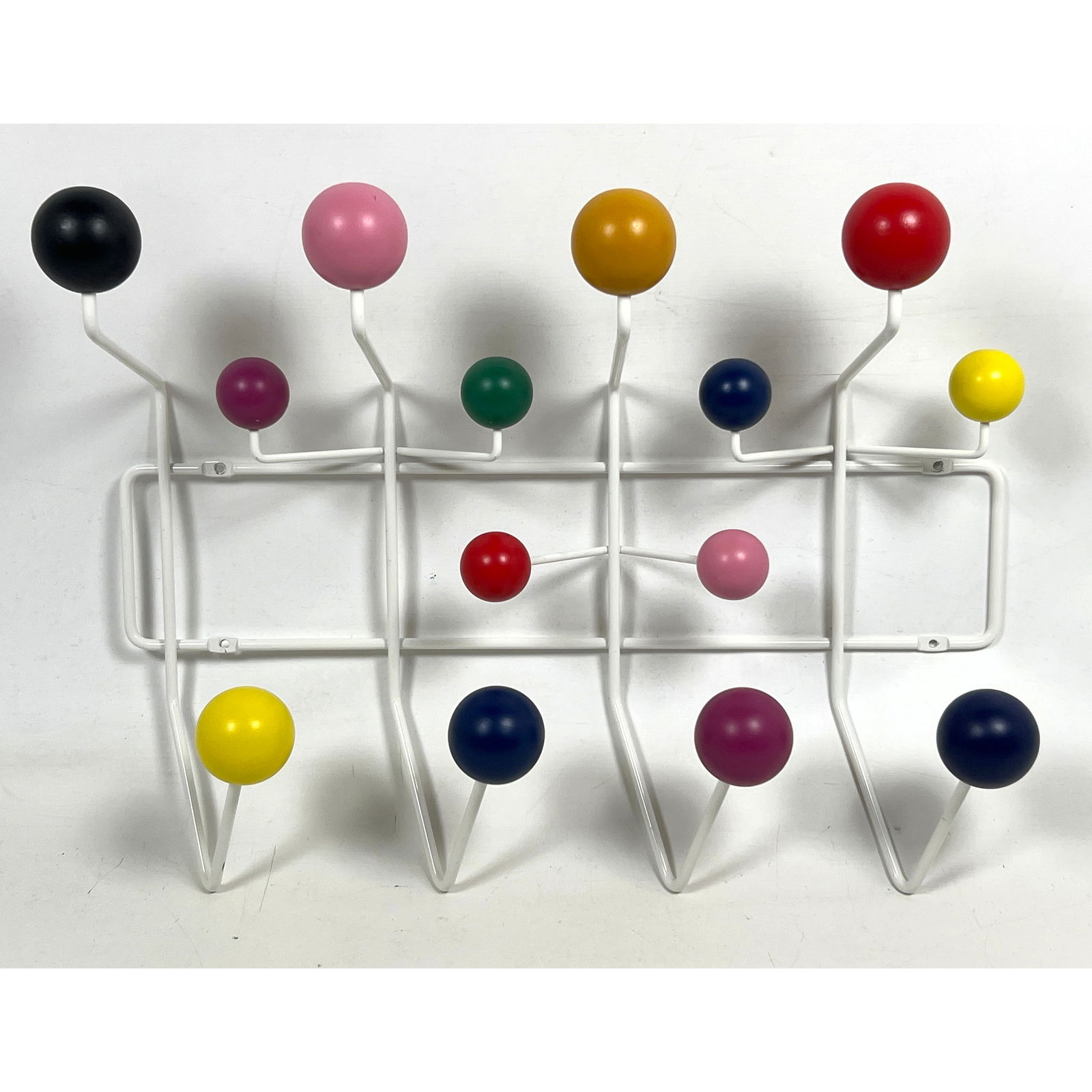 Atomic Mid Century Eames Hang It All Wall Mount Coat Hat Rack. Unmarked. (1 of 9)