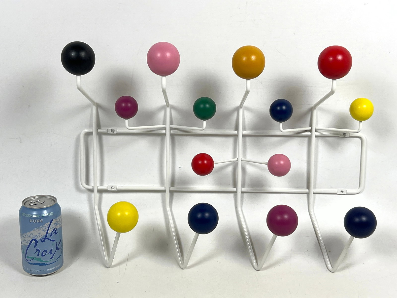 Atomic Mid Century Eames Hang It All Wall Mount Coat Hat Rack. Unmarked. - 3