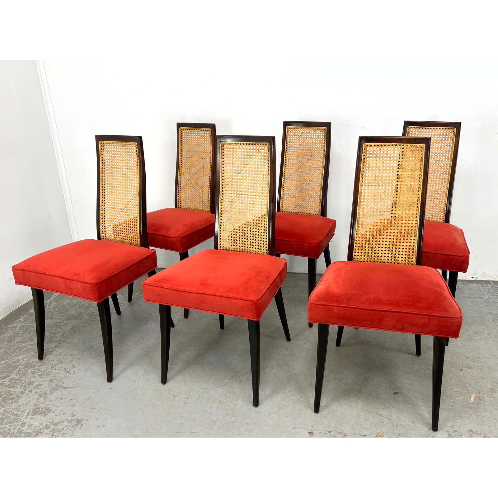 Set of 6 Harvey Probber Mid Century Modern Dining Chairs. (1 of 12)