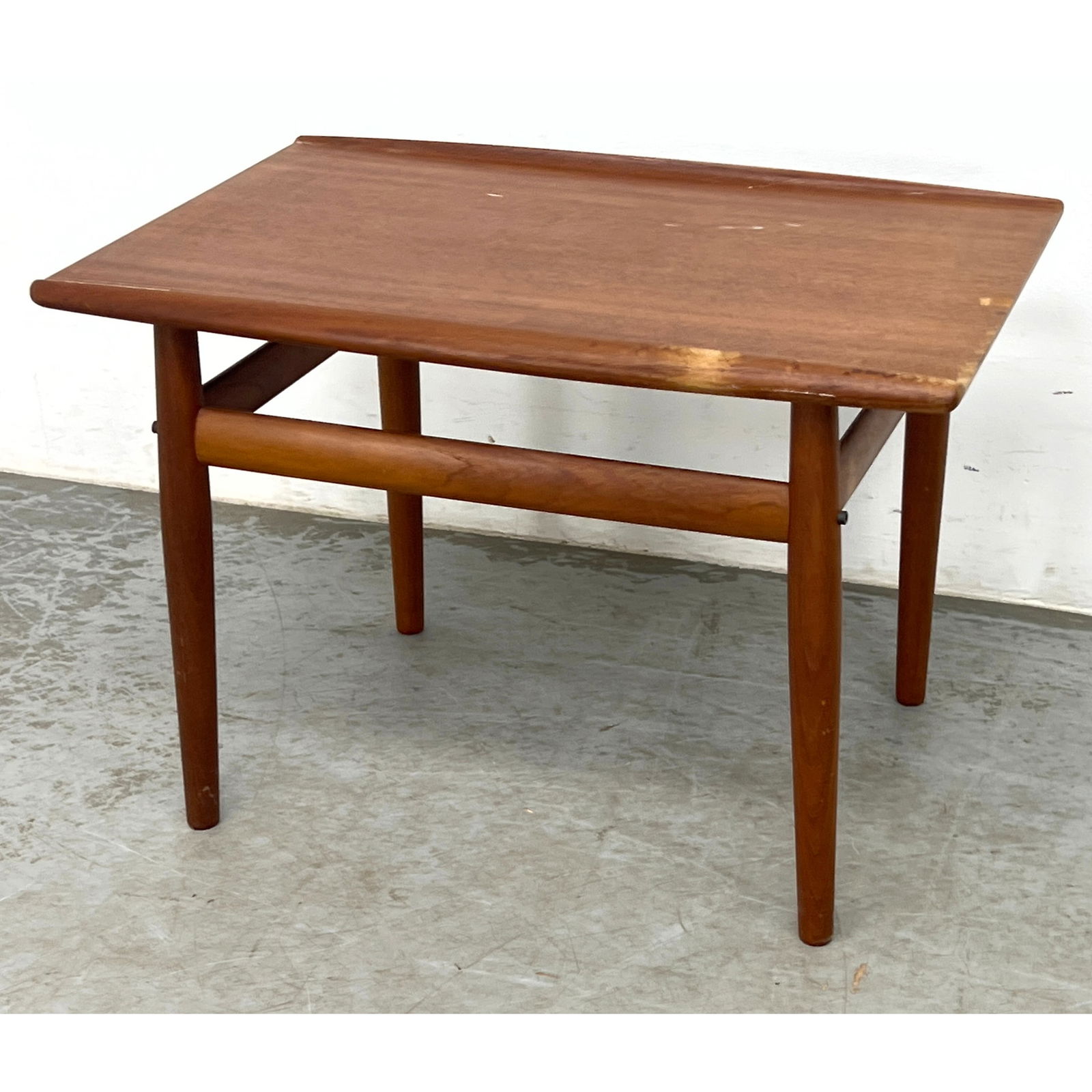 Vintage Danish Modern Grete Jalk Teak Side Lamp Table. (1 of 6)