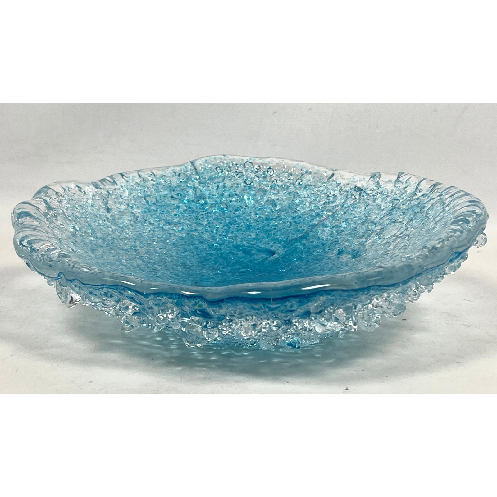 Stephen Nelson open wave bowl. Purchased from the artist. Not signed.: Stephen Nelson open wave bowl. Purchased from the artist. Not signed. Dimensions: Height: 11.5 inches, Width: 11.5 inches, Depth: 3.5 inches. ---