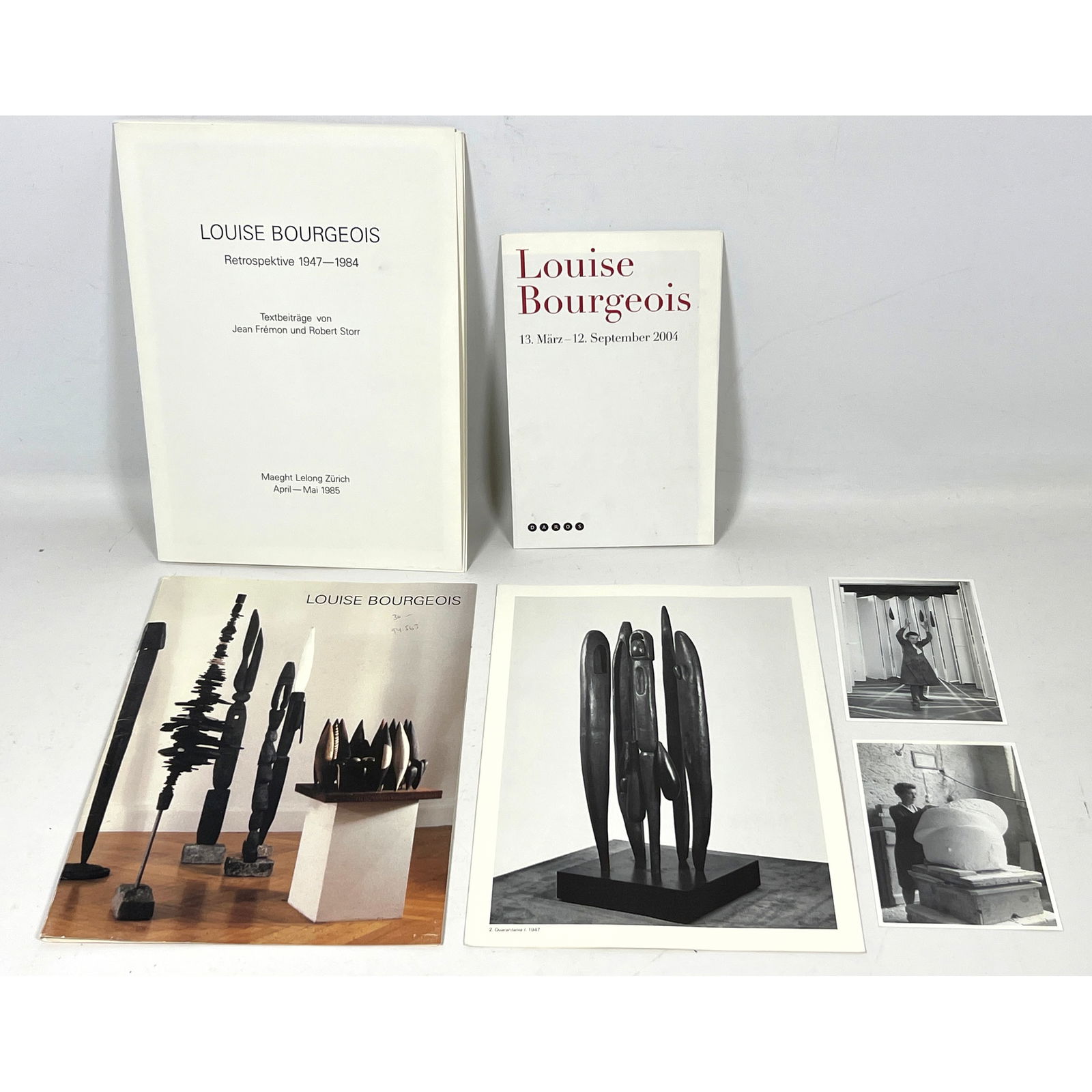 After Louise Bourgeois book with poster and two postcards: After Louise Bourgeois book with poster and two postcards Dimensions: Height: 12.5 inches, Width: 9.5 inches. ---