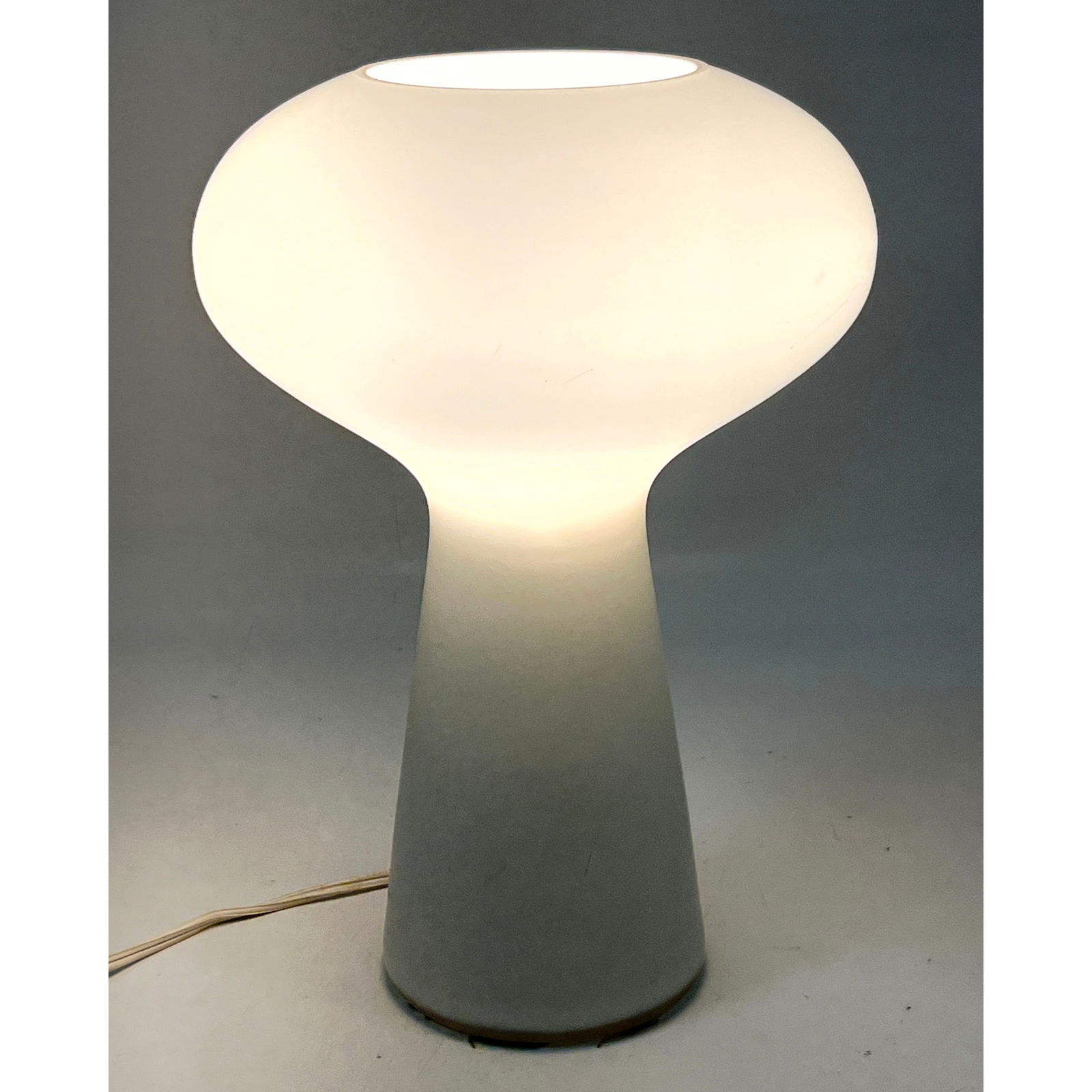 Lisa Johansson-Pape for Iittala 'Mushroom Lamp' Opal Frosted Glass. Unmarked. (1 of 11)