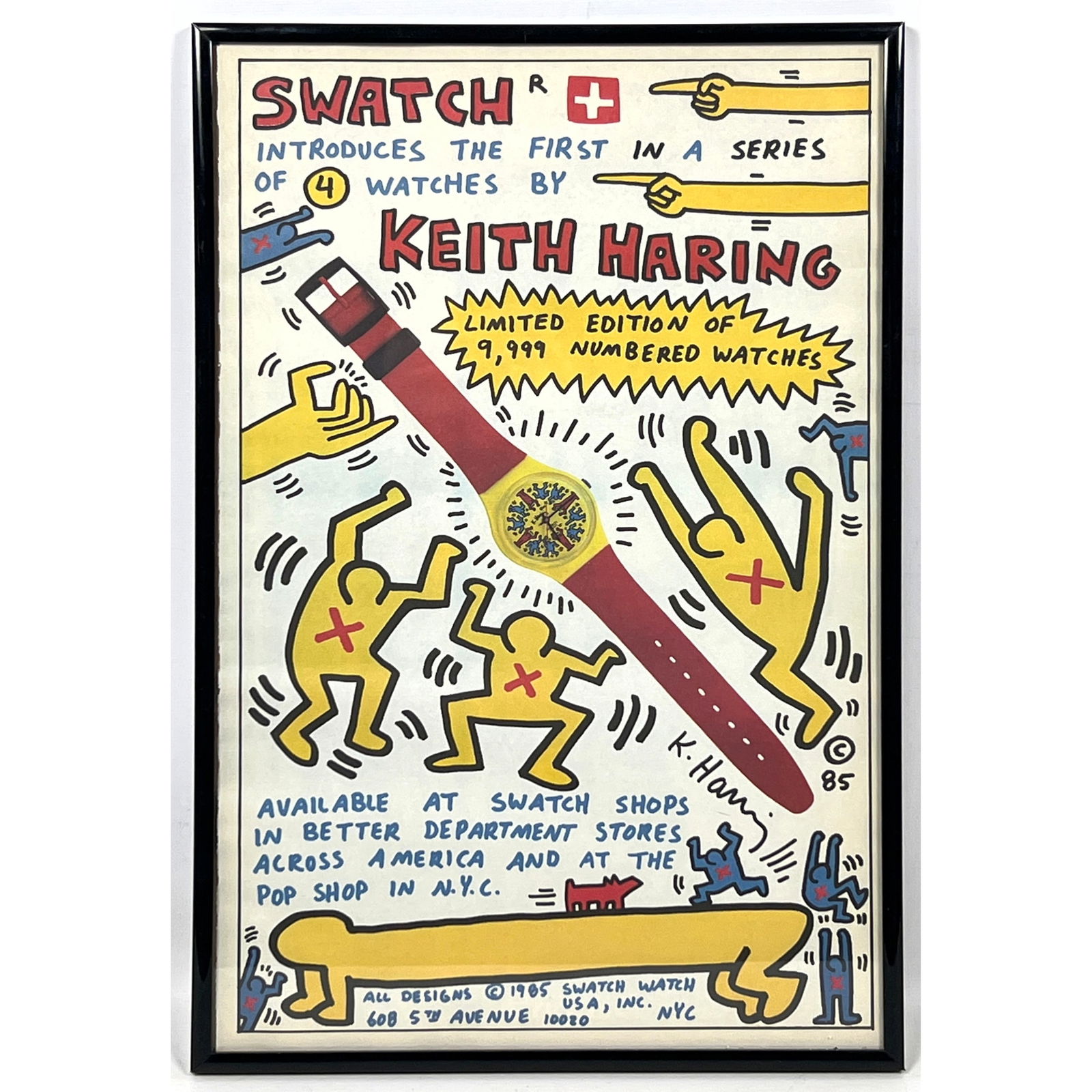 Keith Haring swatch watch advertisement (1 of 8)