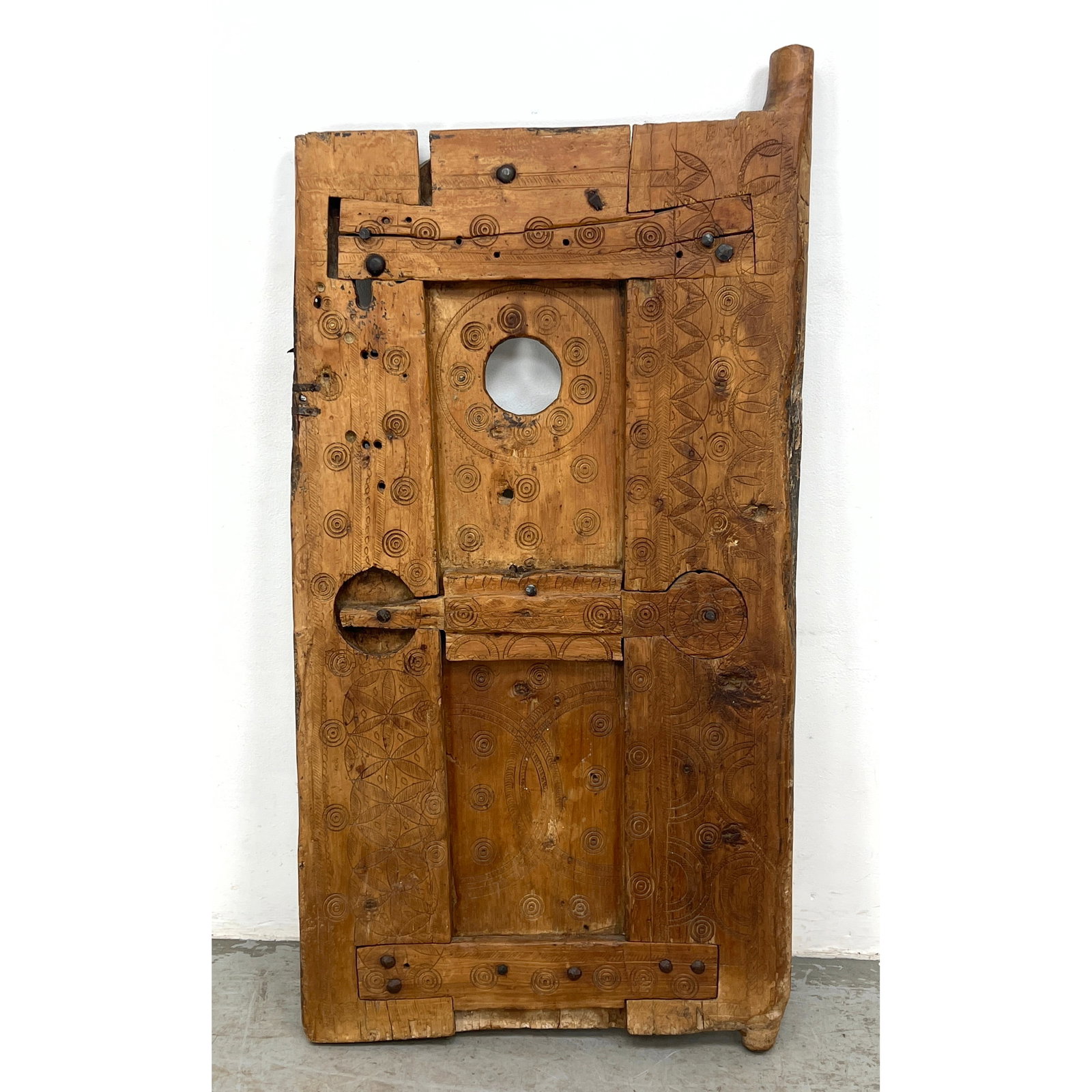 Moroccan Berber Door, Handcrafted, Iron Nails, Carved Designs (1 of 14)