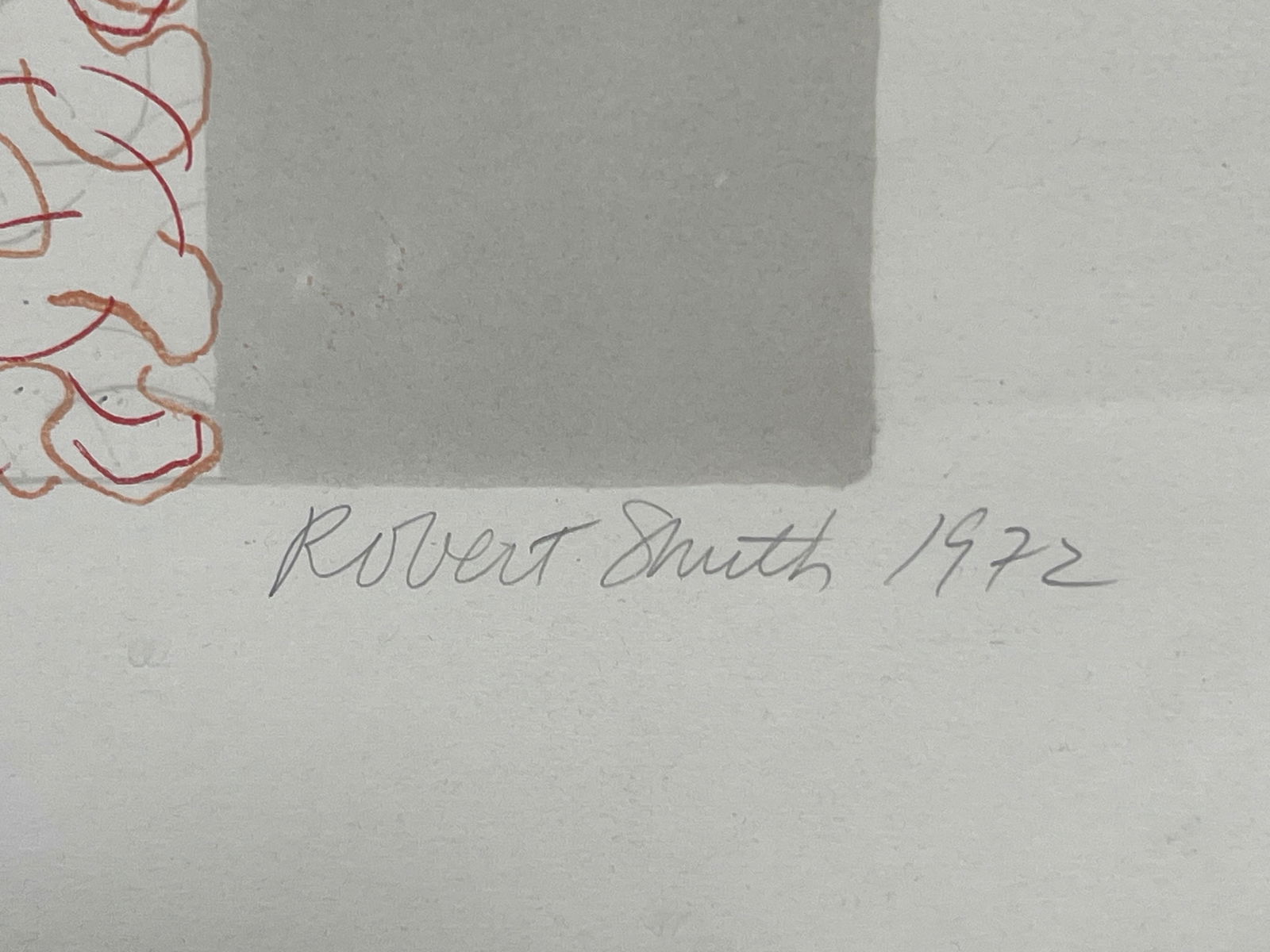 1972 Robert Smith Signed and Numbered Etching Print. 15/75. - 3