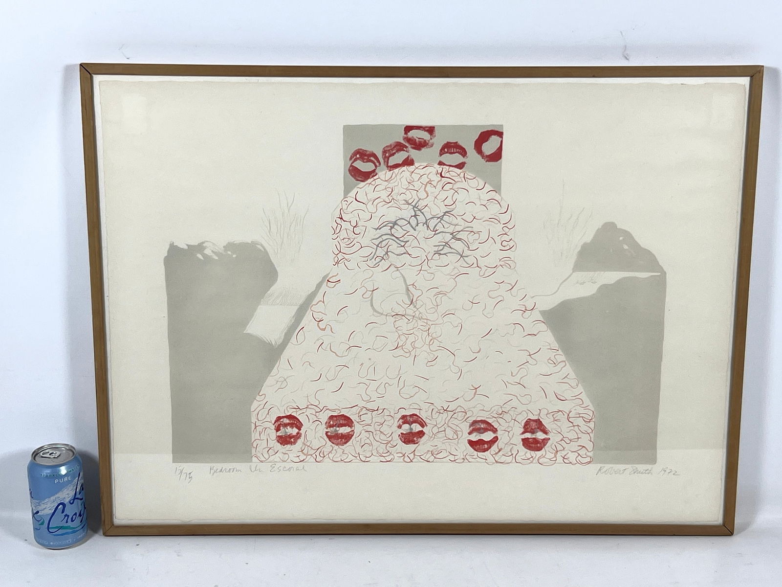 1972 Robert Smith Signed and Numbered Etching Print. 15/75. - 5