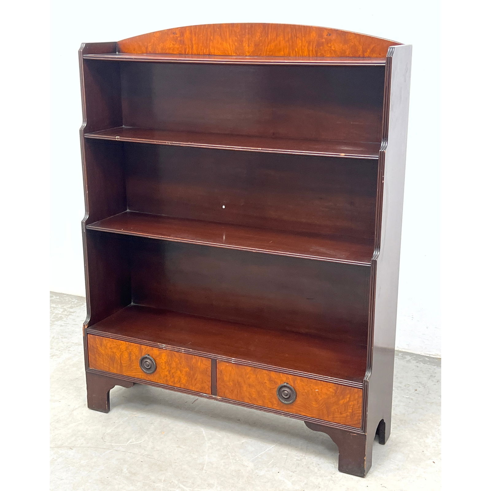 Beacon Hill Collection Step Back Bookcase with Drawers. (1 of 7)