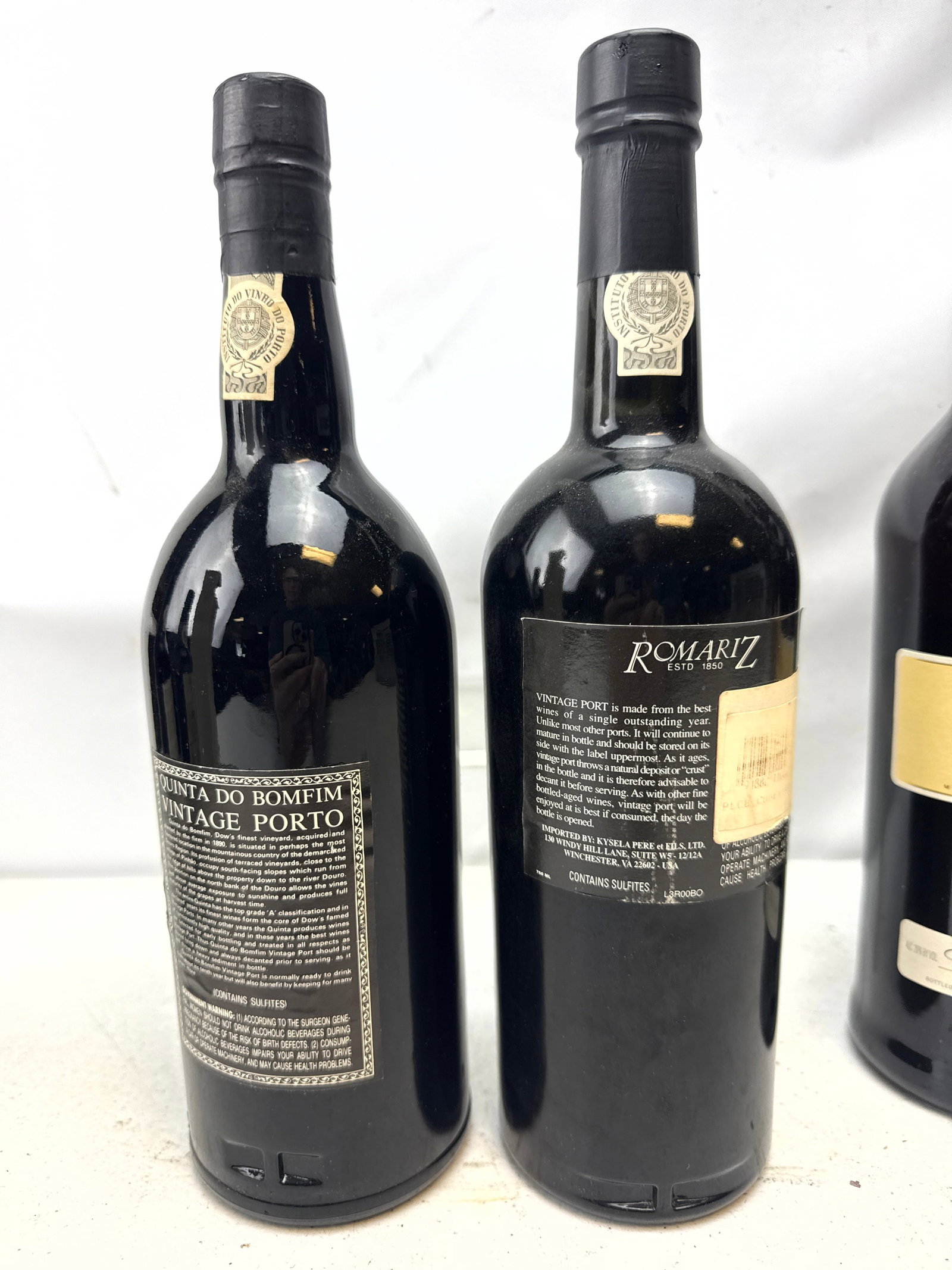 7 bottles Portuguese Port wines from several prominent producers including Dow's, Romariz, Taylor Fl - 5