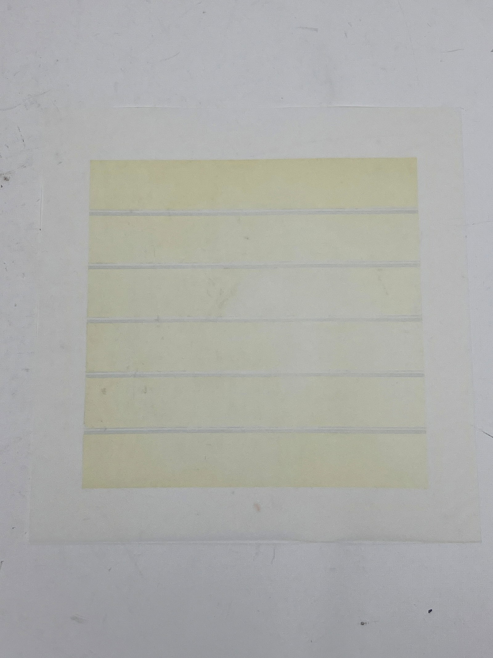 10pc Agnes Martin vellum offset lithographs - 2
