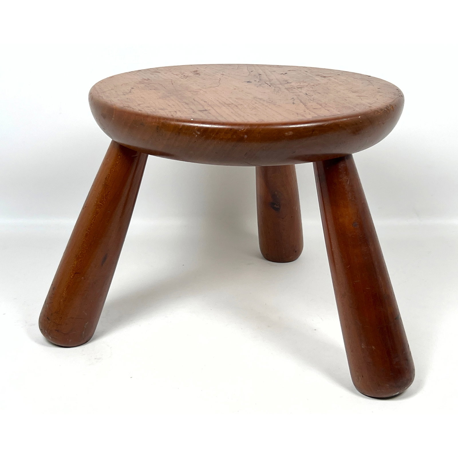 Country Rustic 3 Leg Low Stool. (1 of 9)
