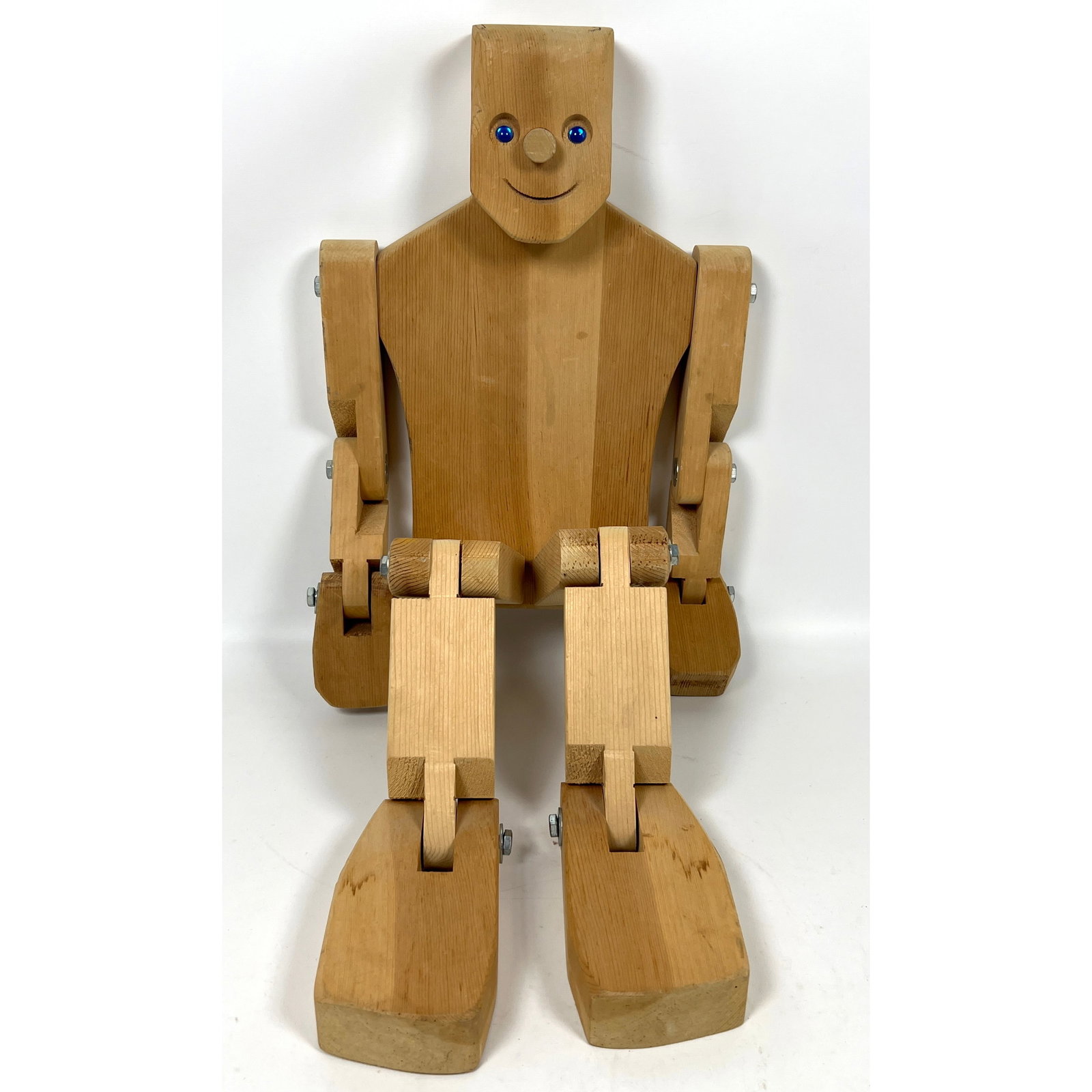 Don Ellefson Limberjack Jointed Posable Wood Robot Man. Articulated figure. (1 of 10)