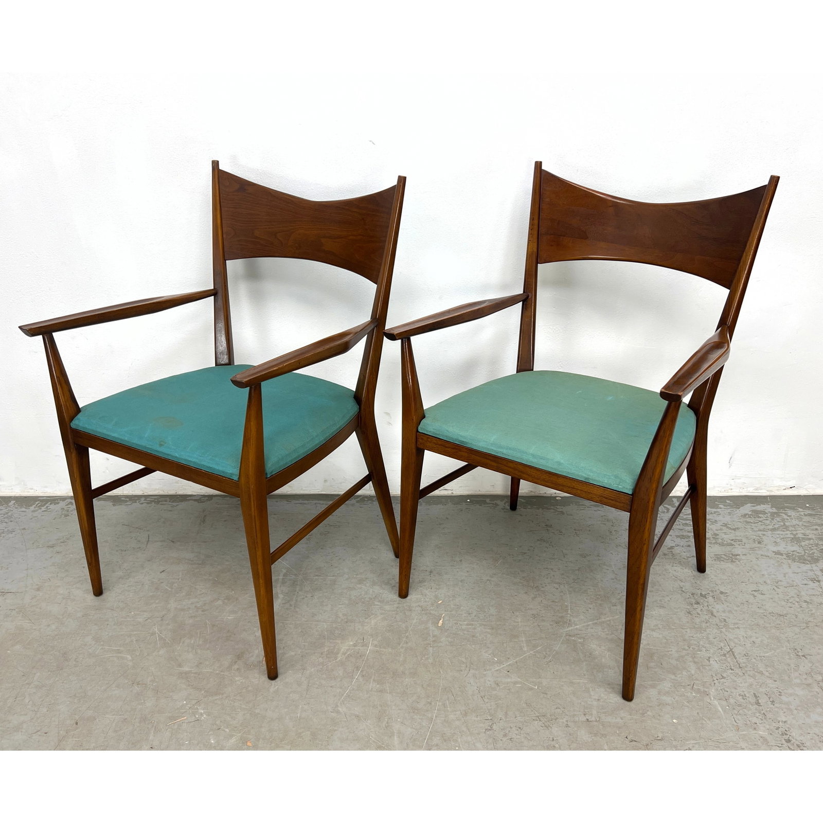 Pair Vintage Mid Century Modern Paul McCobb Calvin Group Arm Chairs (1 of 11)