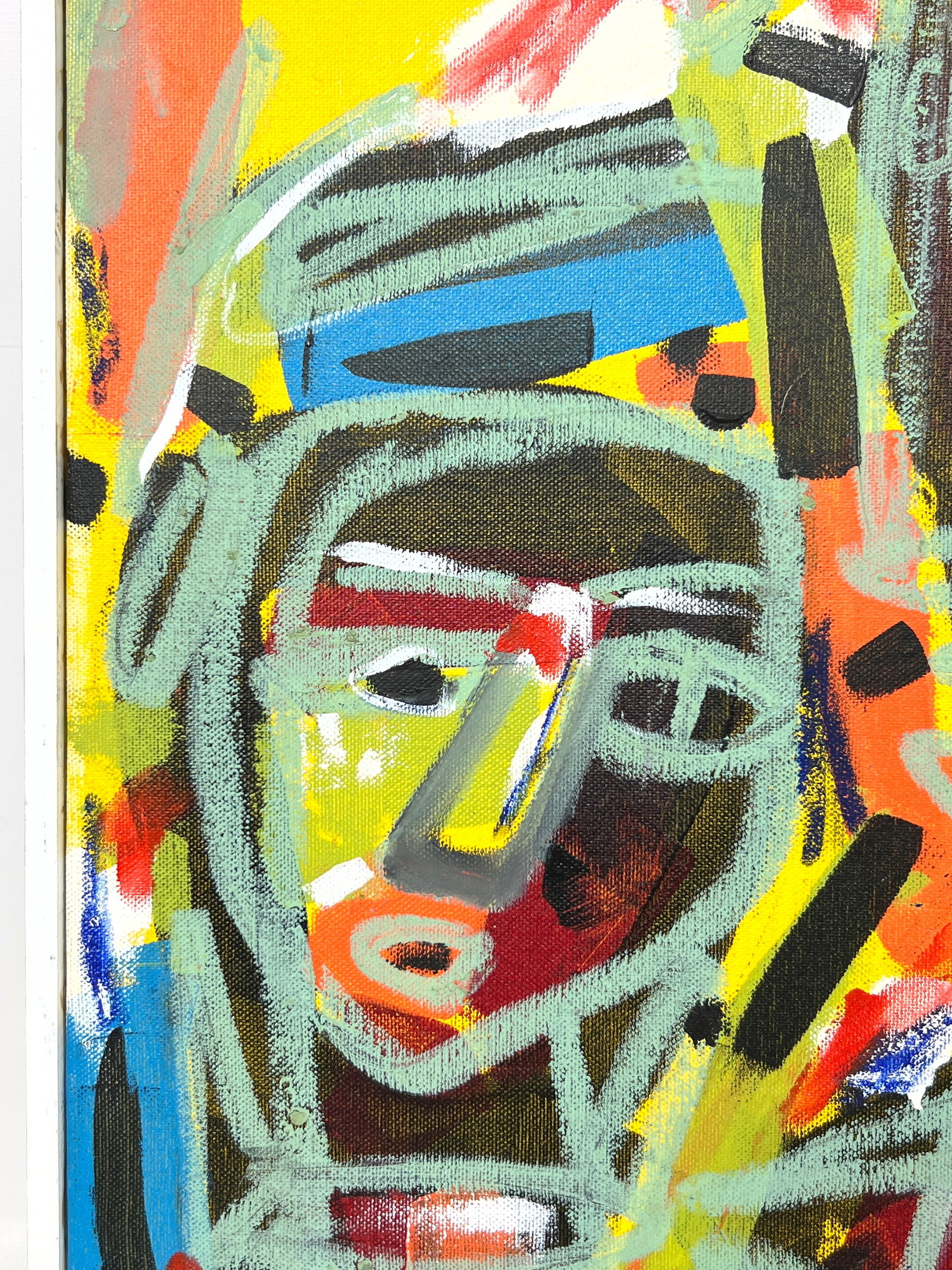 Abstract modernist painting. Signed Pascal. - 6