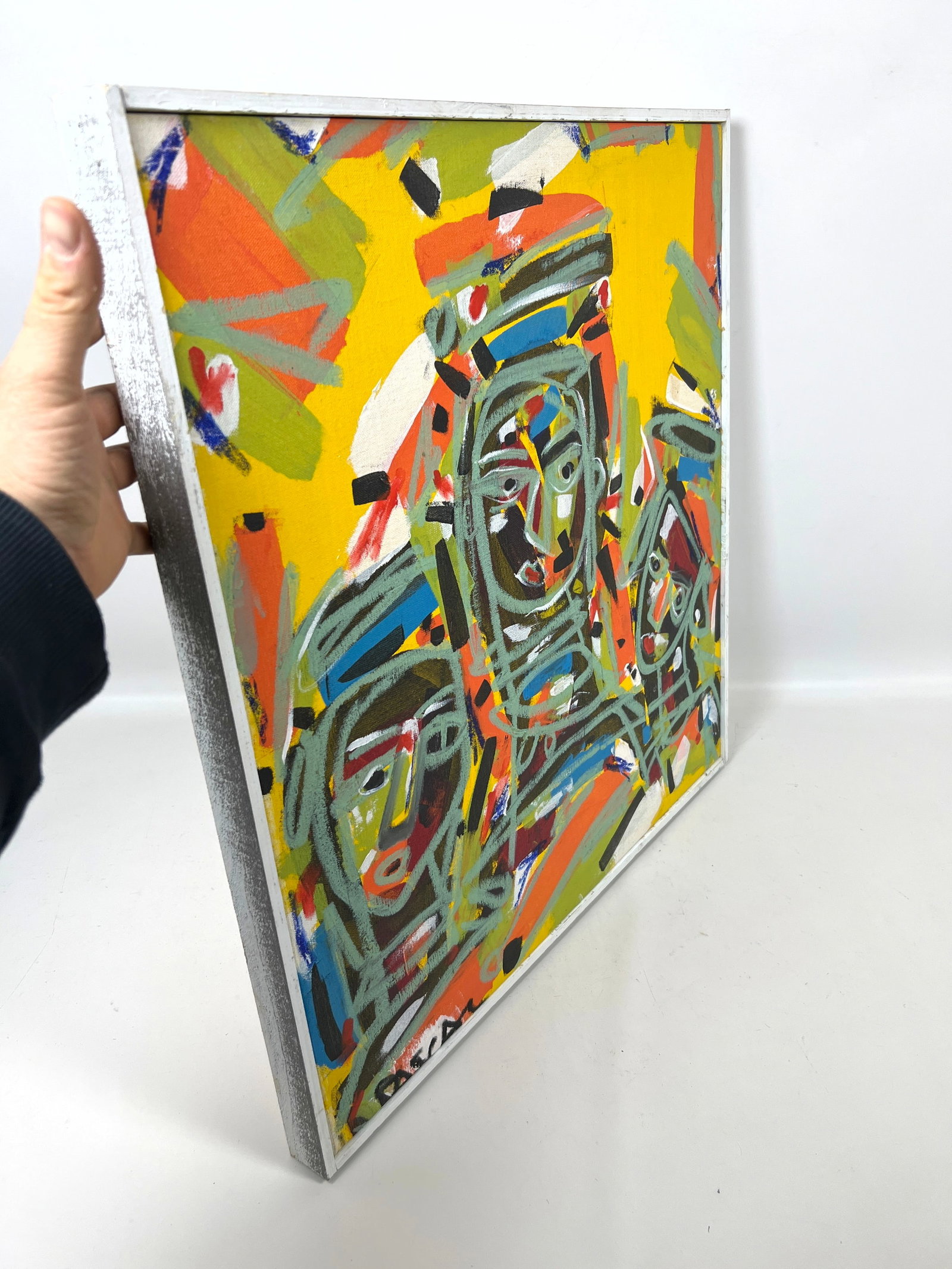 Abstract modernist painting. Signed Pascal. - 7