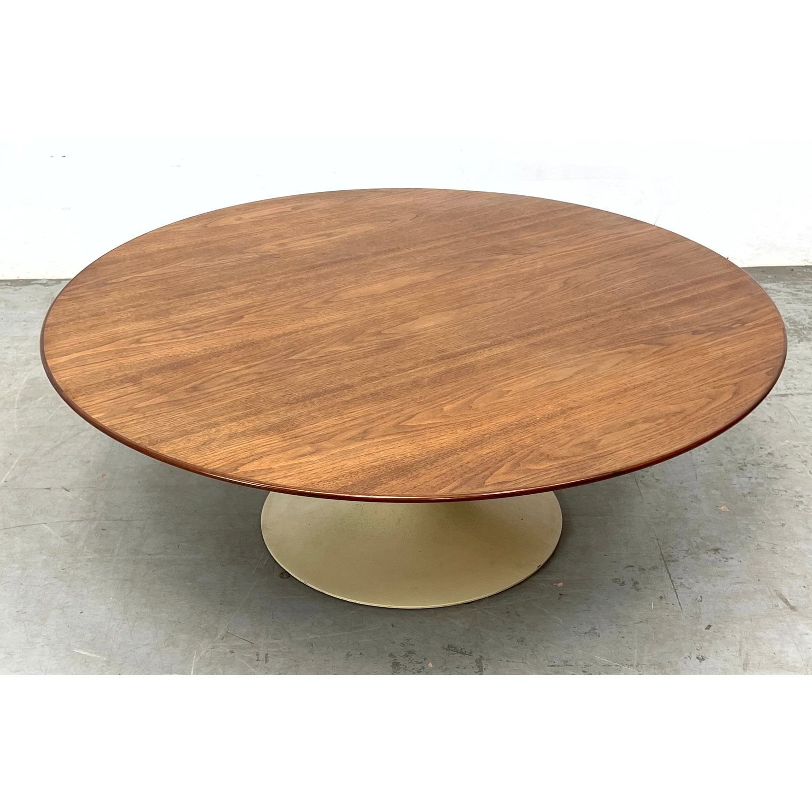 42 inch Eero Saarinen Coffee Table for Knoll, Walnut, (1 of 7)