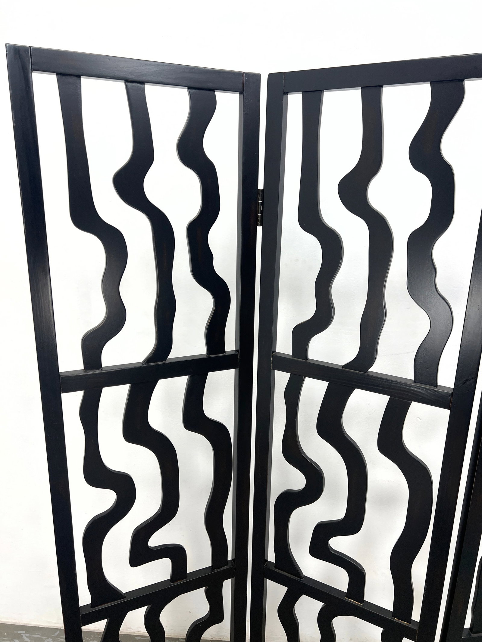 3 Section Folding Room Divider screen. - 2