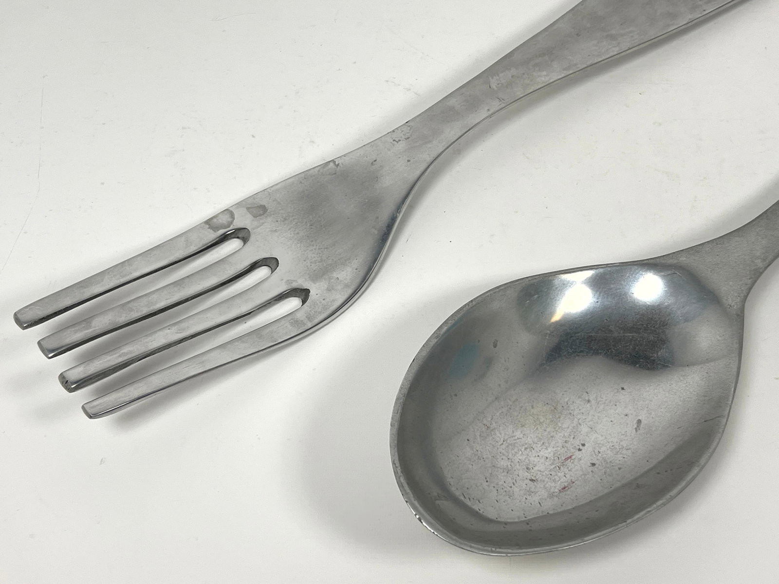 Large Scale Oversized Wall Hanging Fork and Spoon - 3