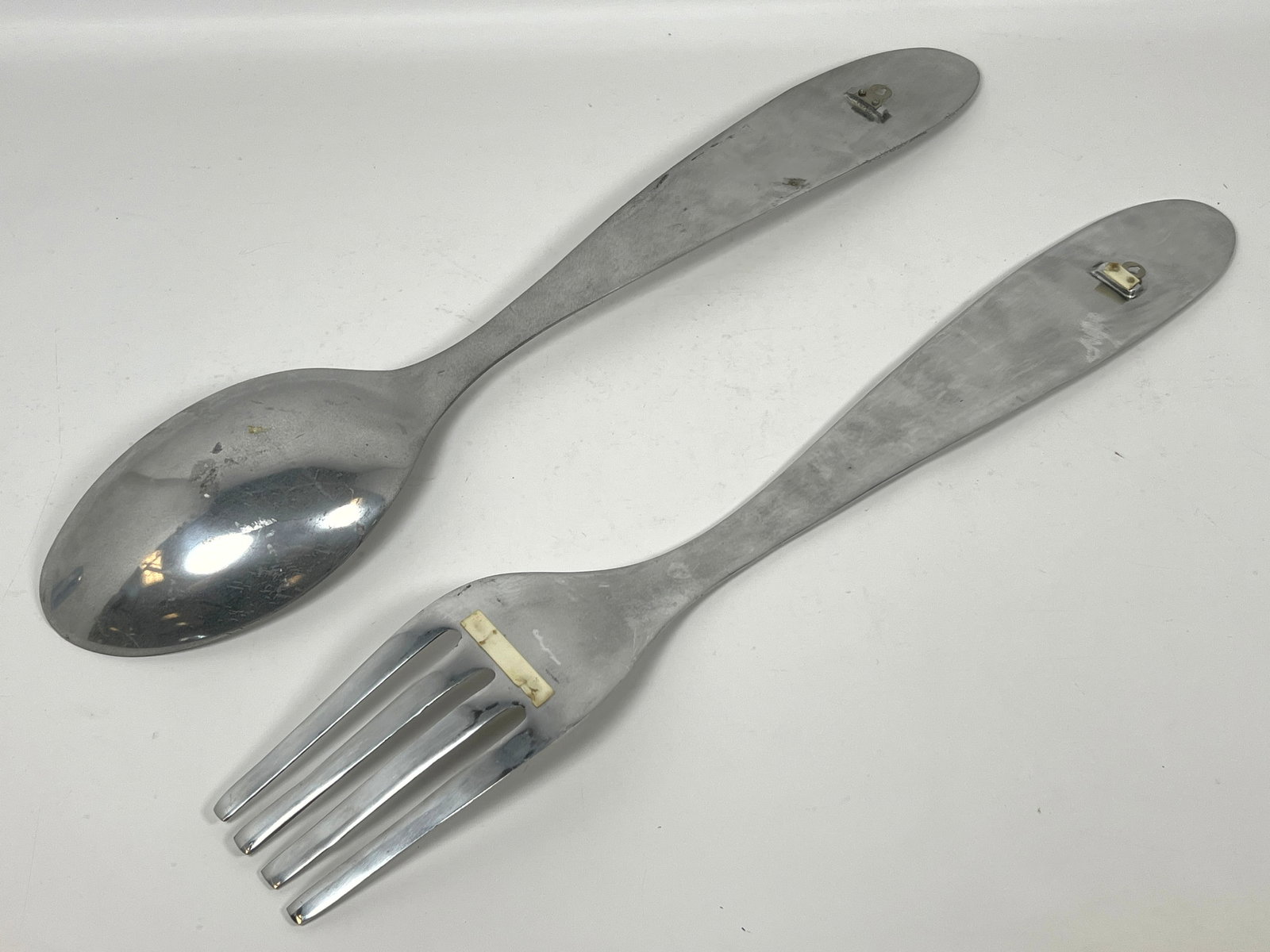 Large Scale Oversized Wall Hanging Fork and Spoon - 7