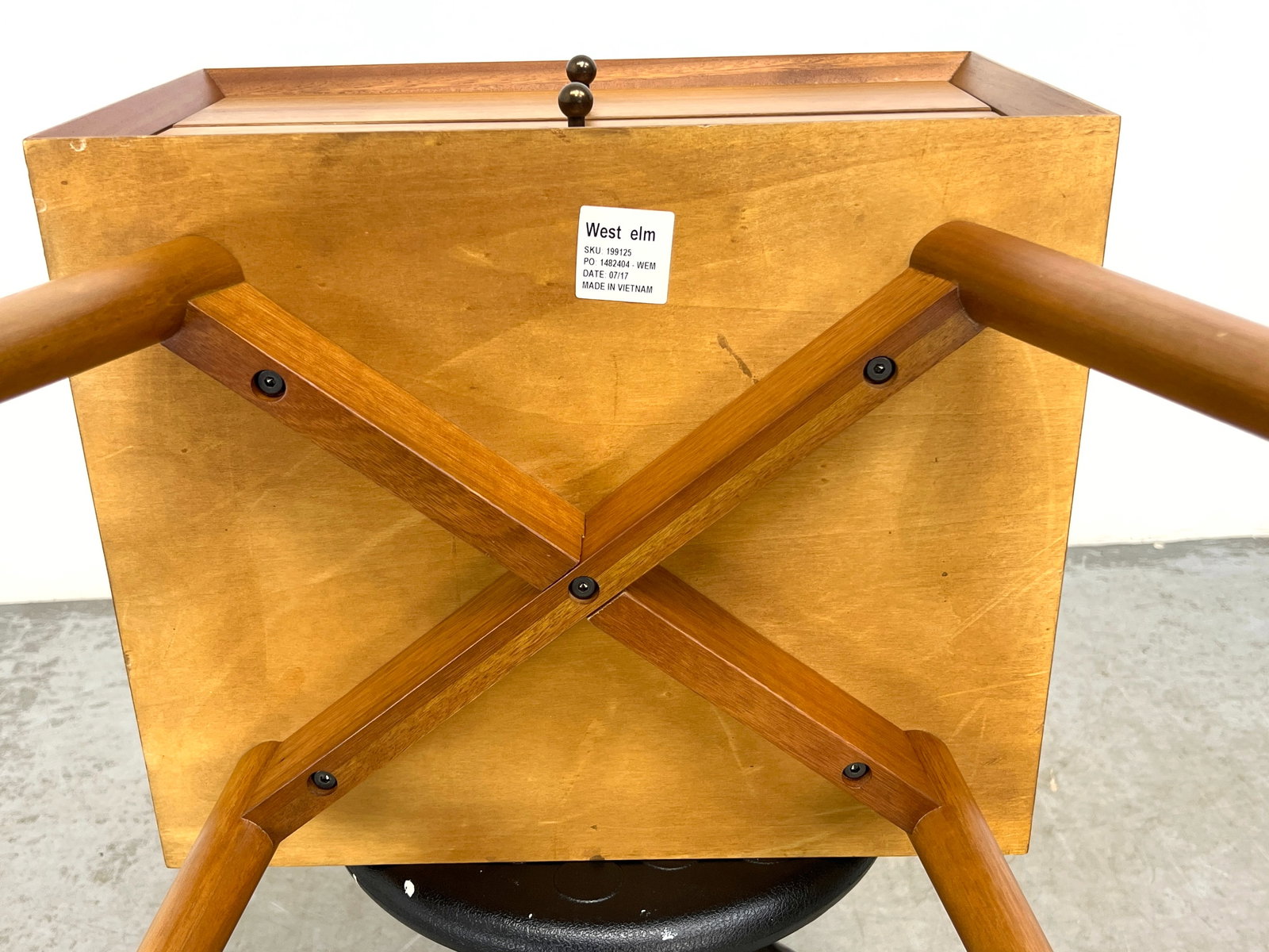 Pair West Elm Side Table Night stands. - 15