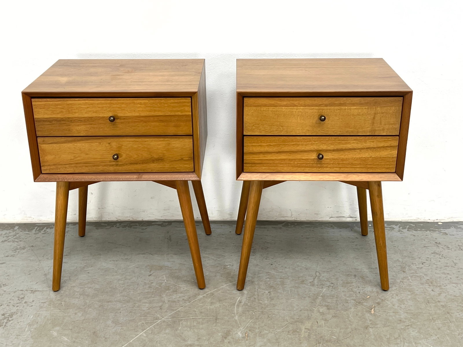 Pair West Elm Side Table Night stands. - 3