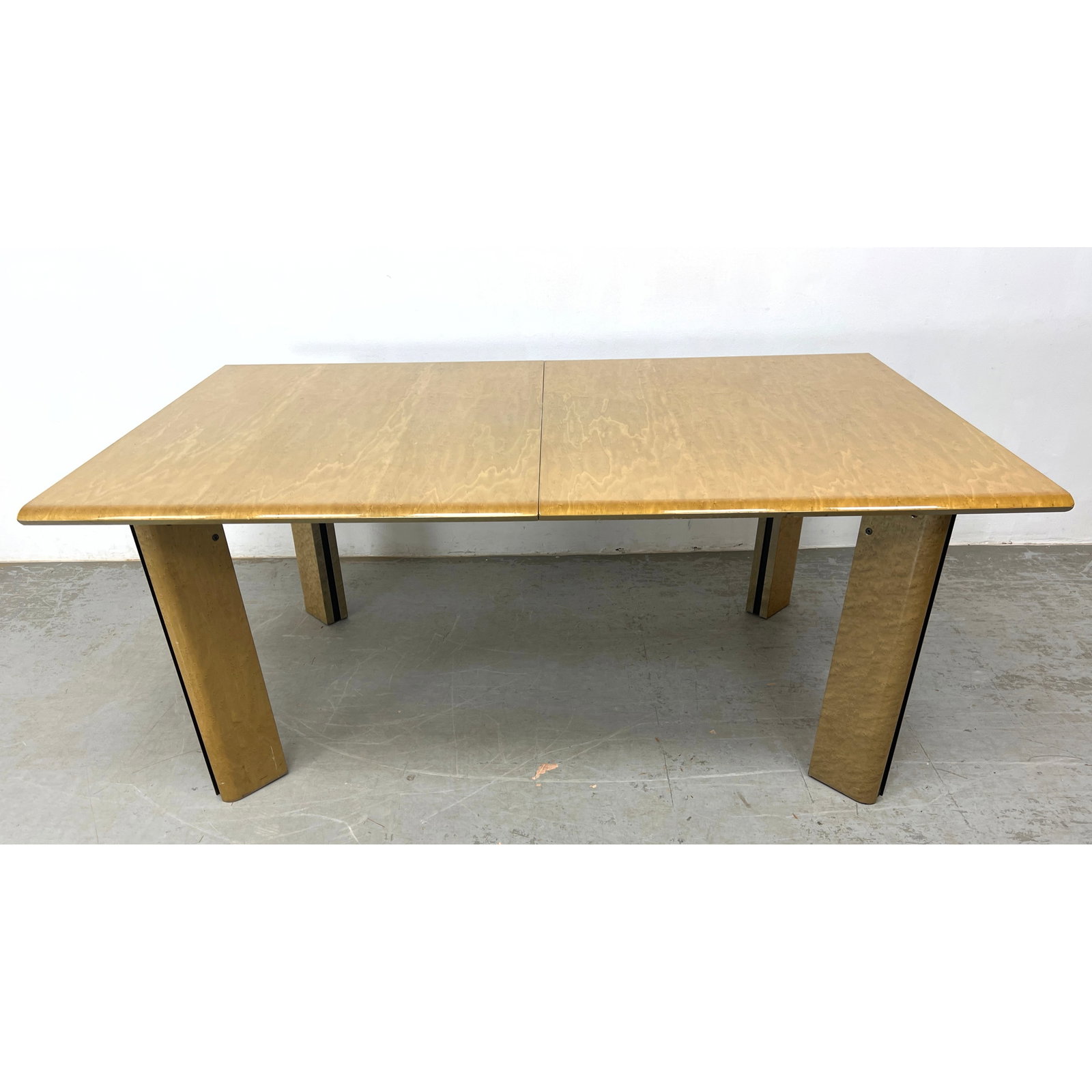 Italian Post Modern Dining Table with Built in Leaf.: Italian Post Modern Dining Table with Built in Leaf. Dimensions: Height: 29 inches, Width: 71 inches, Depth: 43 inches. ---
