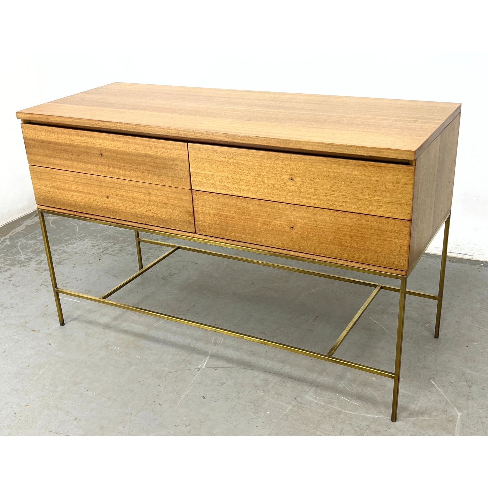 Paul McCobb 4 Drawer Credenza Server with Brass Base. (1 of 10)