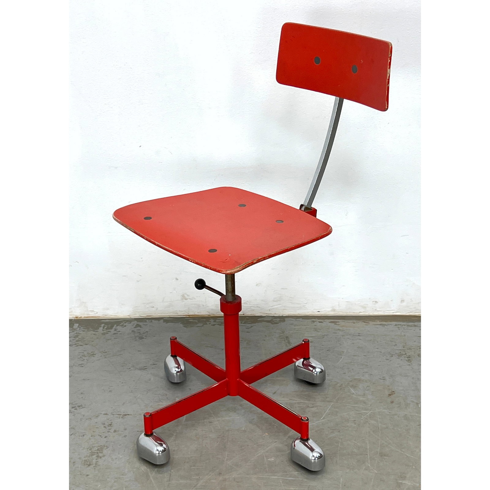 Early Jorgen Rasmussen for Kevi Dek chair with Bullet Chrome Casters. (1 of 8)