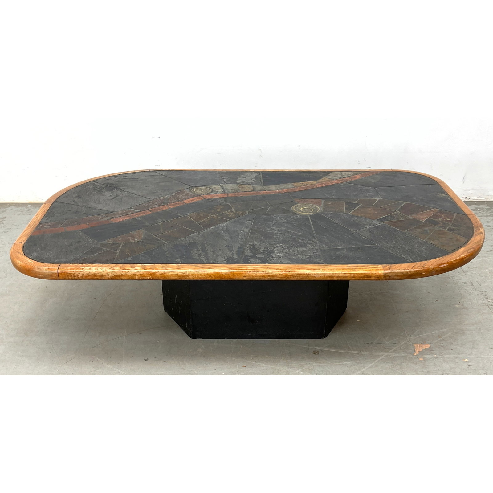 Mid-Century Modern Brutalist coffee table in the style of Paul Kingma. (1 of 10)