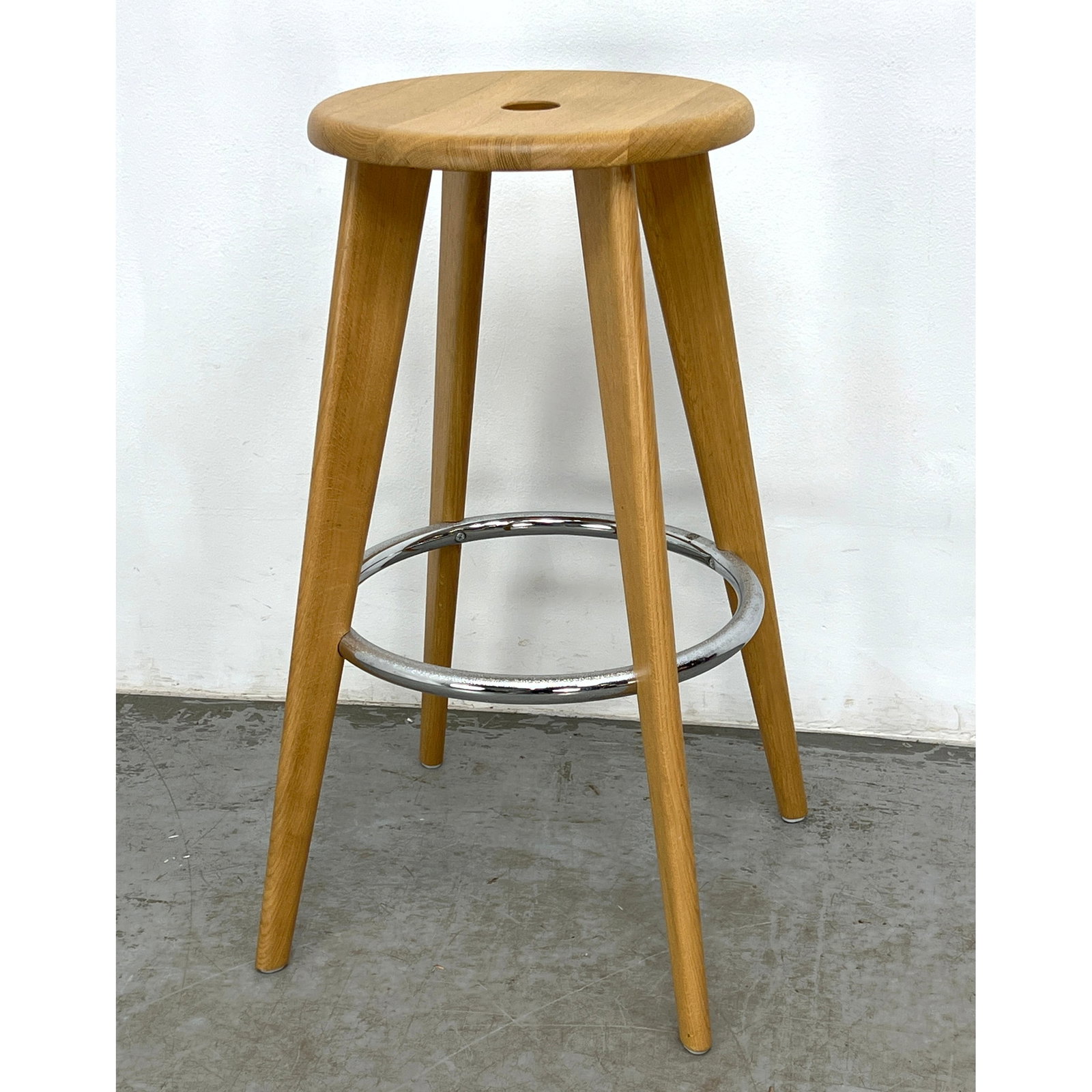 Vitra Tabouret Haut bar stool, based on the original 1942 design by Jean Prouve (1 of 7)
