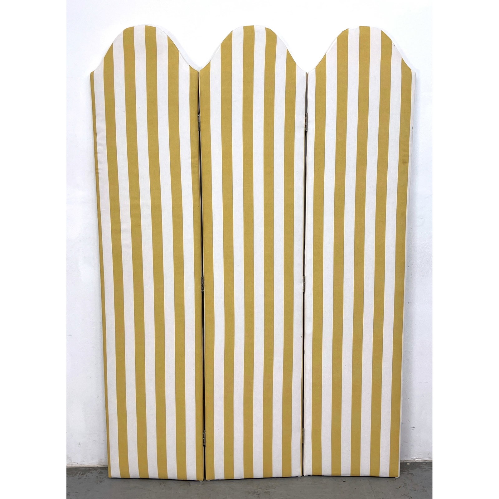 Decorator 3 Panel Fabric Folding Screen Room Divider.: Decorator 3 Panel Fabric Folding Screen Room Divider. Dimensions: Height: 72.5 inches, Width: 48 inches. ---